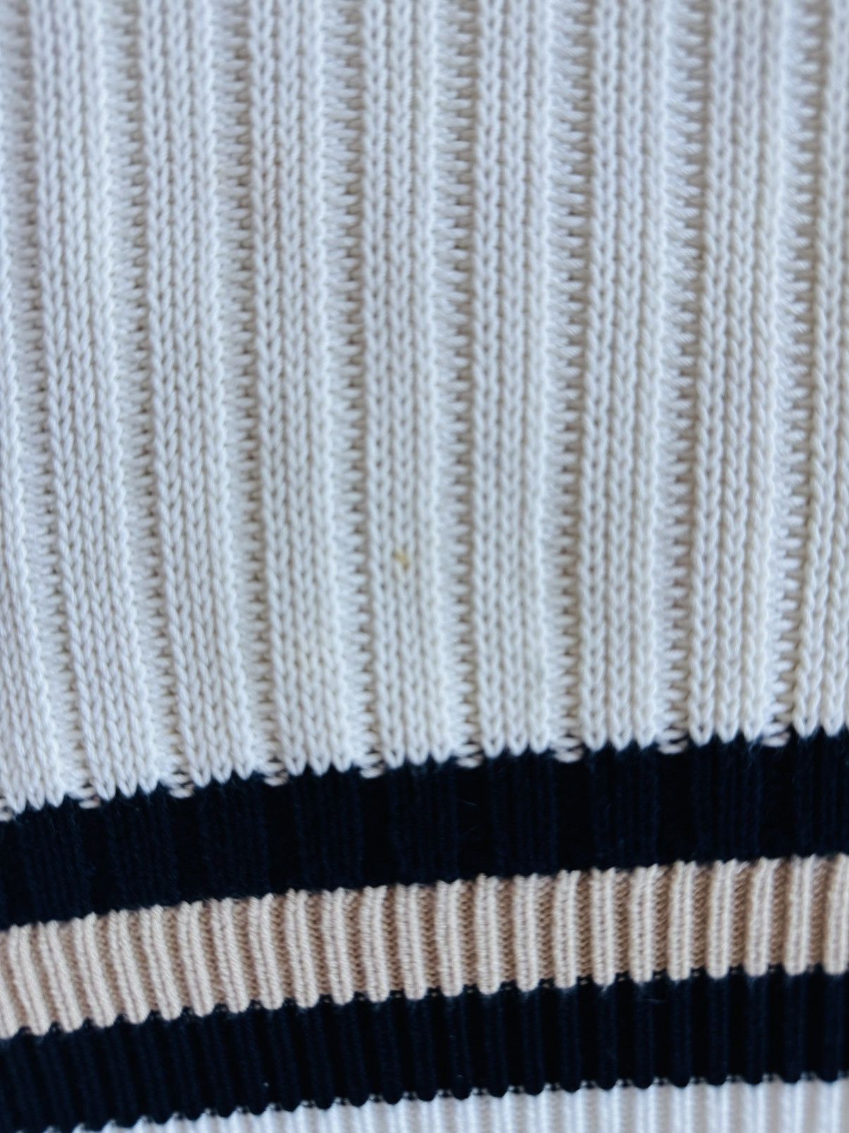 Lacoste Lacoste asymmetric contrast cable knit tennis sweater sz 5 Size US L / EU 52-54 / 3 - 5 Thumbnail