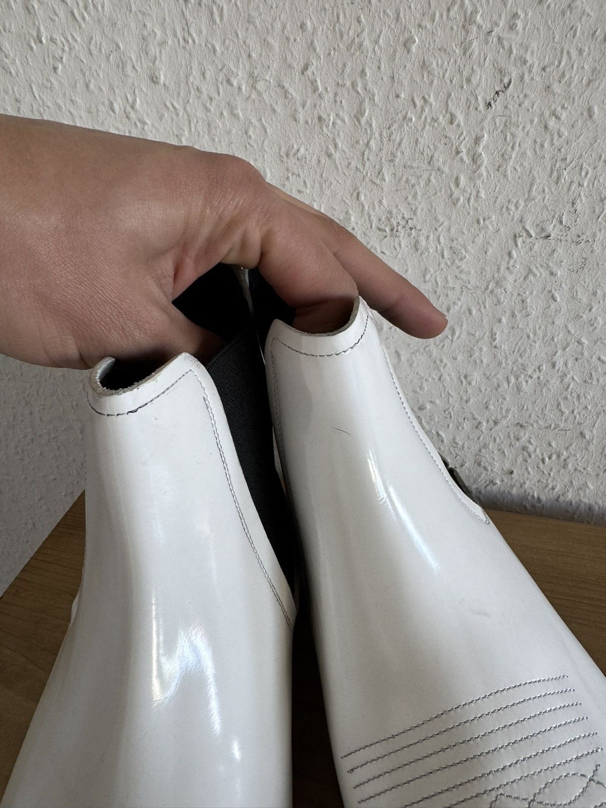 Calvin Klein 205W39NYC Chelsea Boots White Size US 8 / EU 41 - 8 Thumbnail
