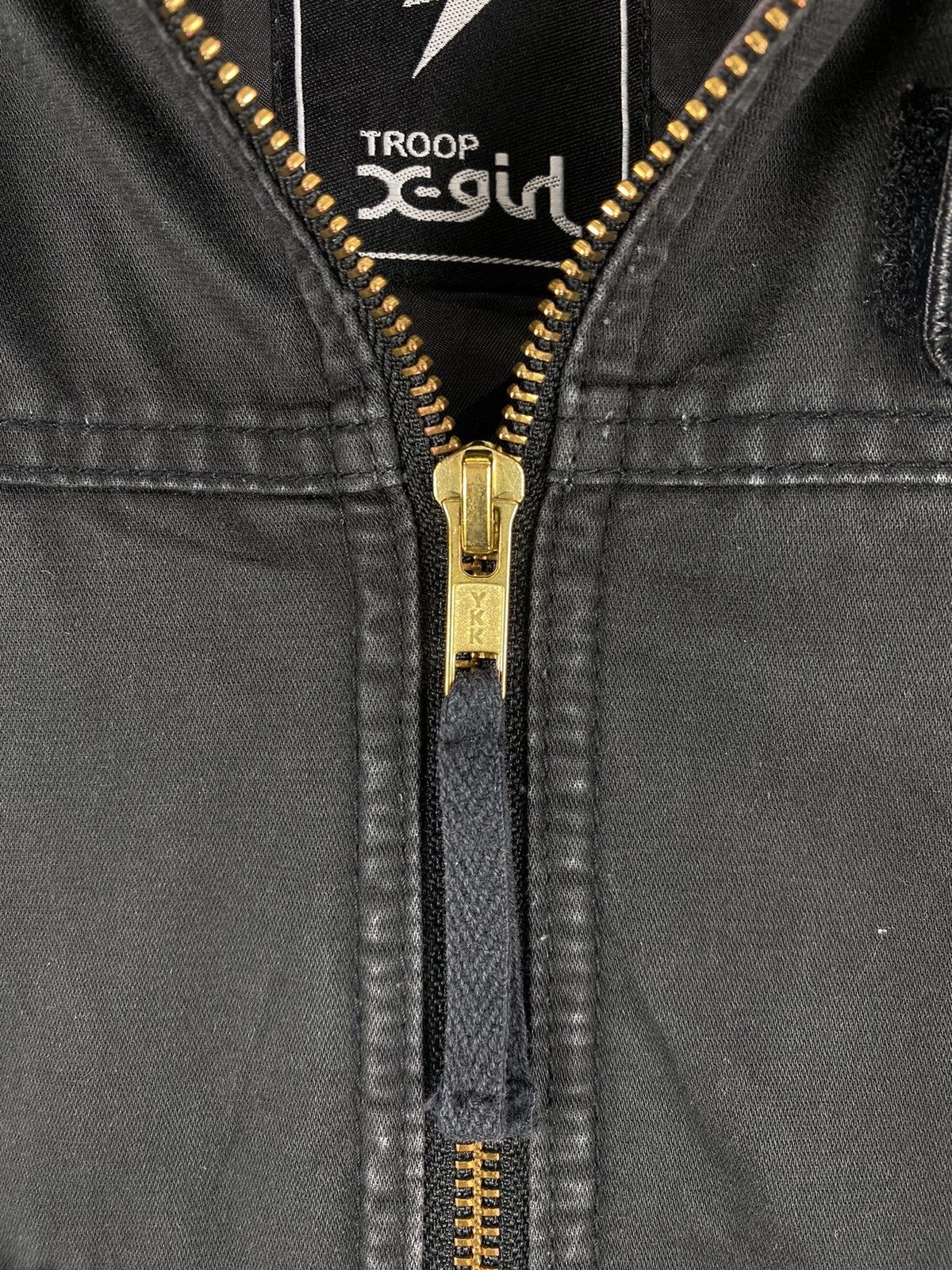 Japanese Brand Vintage X-girl Troop zipper Jacket Size US XXS / EU 40 - 12 Thumbnail