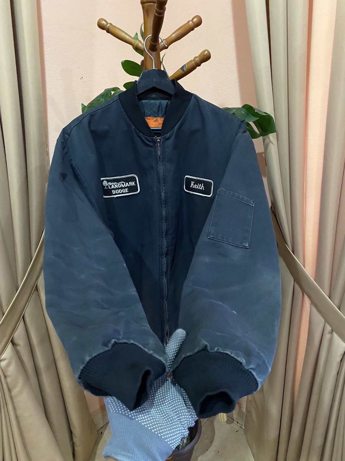 Red Kap VINTAGE 90S RED KAP WORKWEAR BOMBER JACKET Size US L / EU 52-54 / 3 - 7 Thumbnail