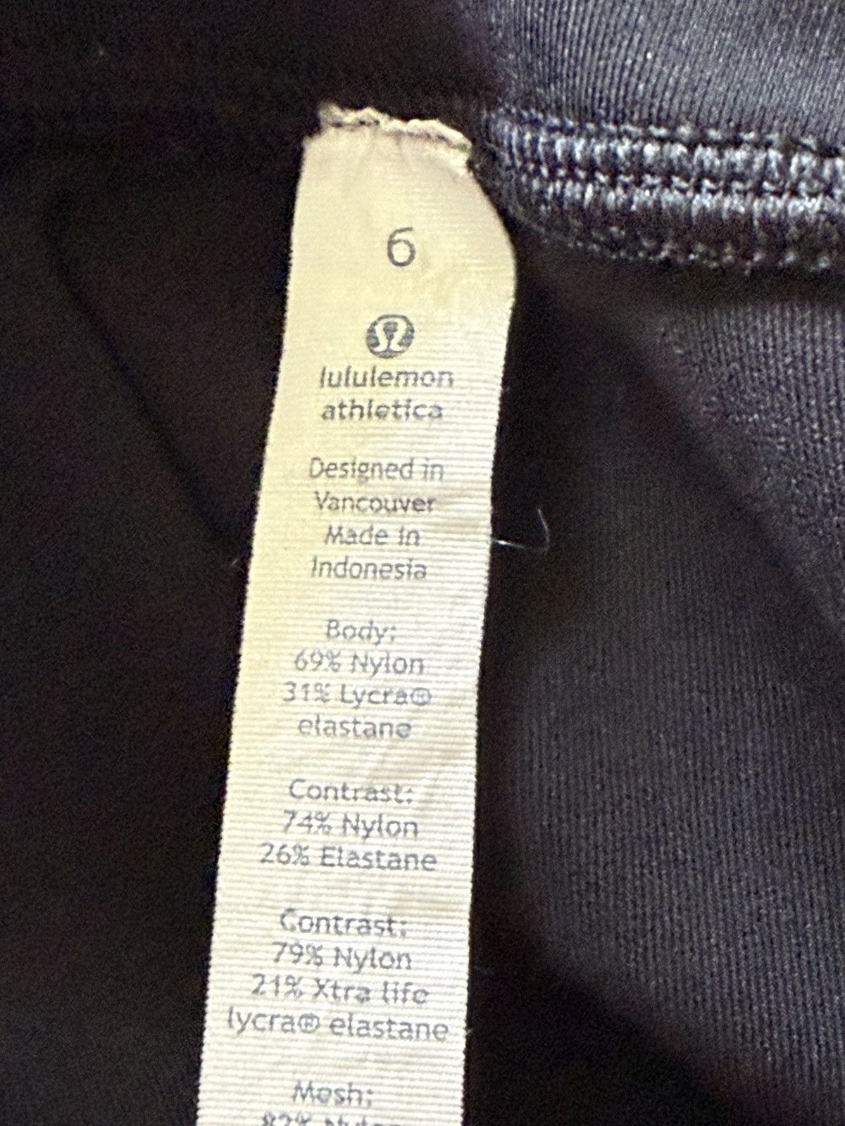 Lululemon Lululemon Align High-Rise Cropped Leggings Black LW6AD8S Size 28" / US 6 / IT 42 - 11 Thumbnail