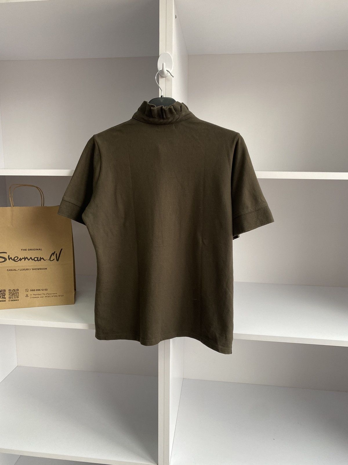 Burberry × Vintage Vintage Burberry women's polo T-shirt Size L / US 10 / IT 46 - 10 Thumbnail