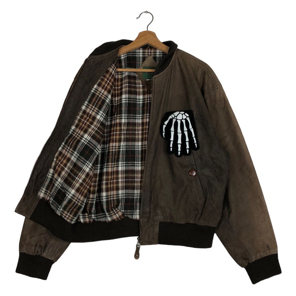 Japanese Brand 🔥90’s Vintage Bomber Jacket Soft Leather Mitsumine Japan Size US M / EU 48-50 / 2 - 9 Thumbnail