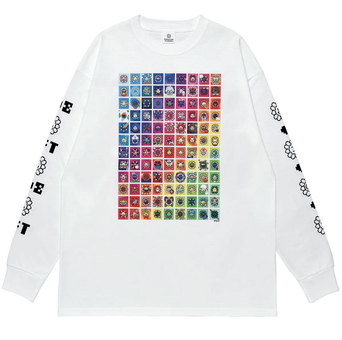 Takashi Murakami Takashi Murakami Bonno NFT flowers long sleeve Tshirt BLK Size US L / EU 52-54 / 3 - 1 Thumbnail