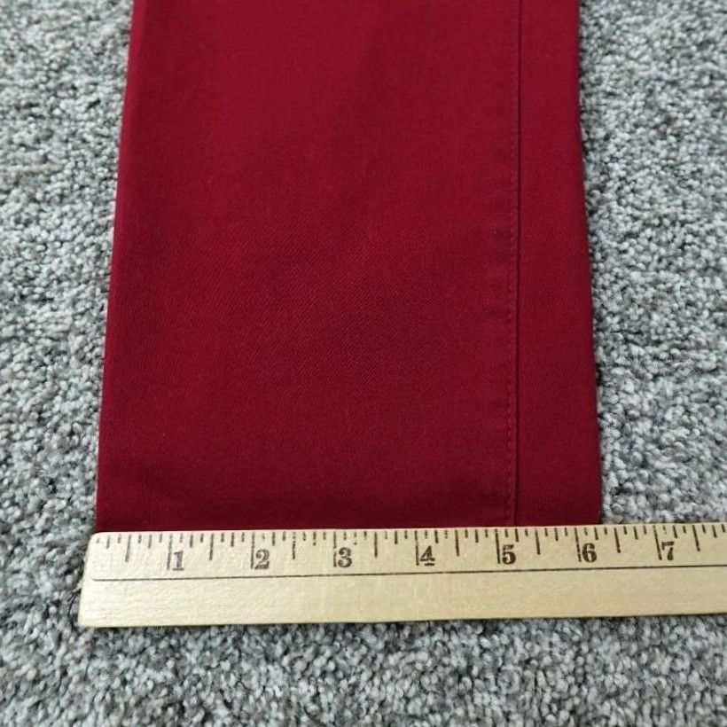 Vintage Curve Appeal Pants Womens 12 Red Minimalist Jegging Jeans Stretch High Rise Flex Skinny Pockets Curv eAppeal Pants Size 34" / US 12 / IT 48 - 2 Thumbnail