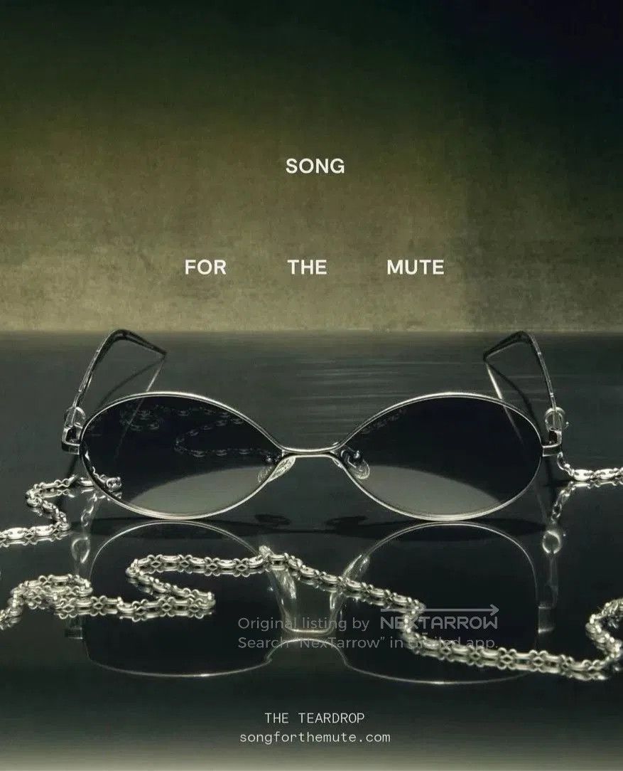 Song For The Mute Song for the Mute 24.2 Teardrop Sunglasses. Size ONE SIZE - 1 Thumbnail