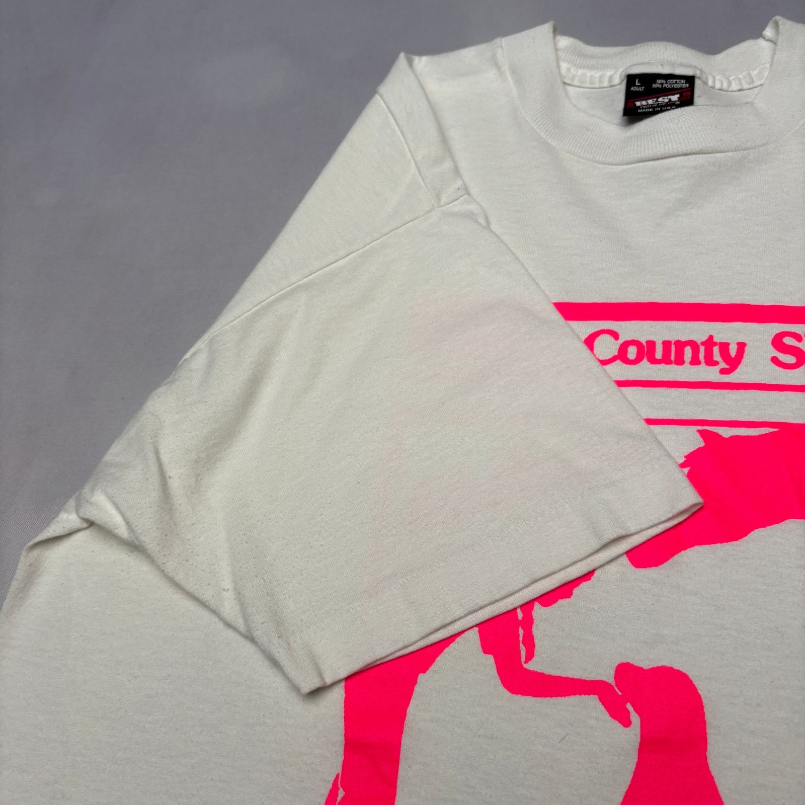 Fruit Of The Loom Vintage 90s Medina Country SPCA Shirt Large Dog Cat Horse Size US L / EU 52-54 / 3 - 3 Thumbnail