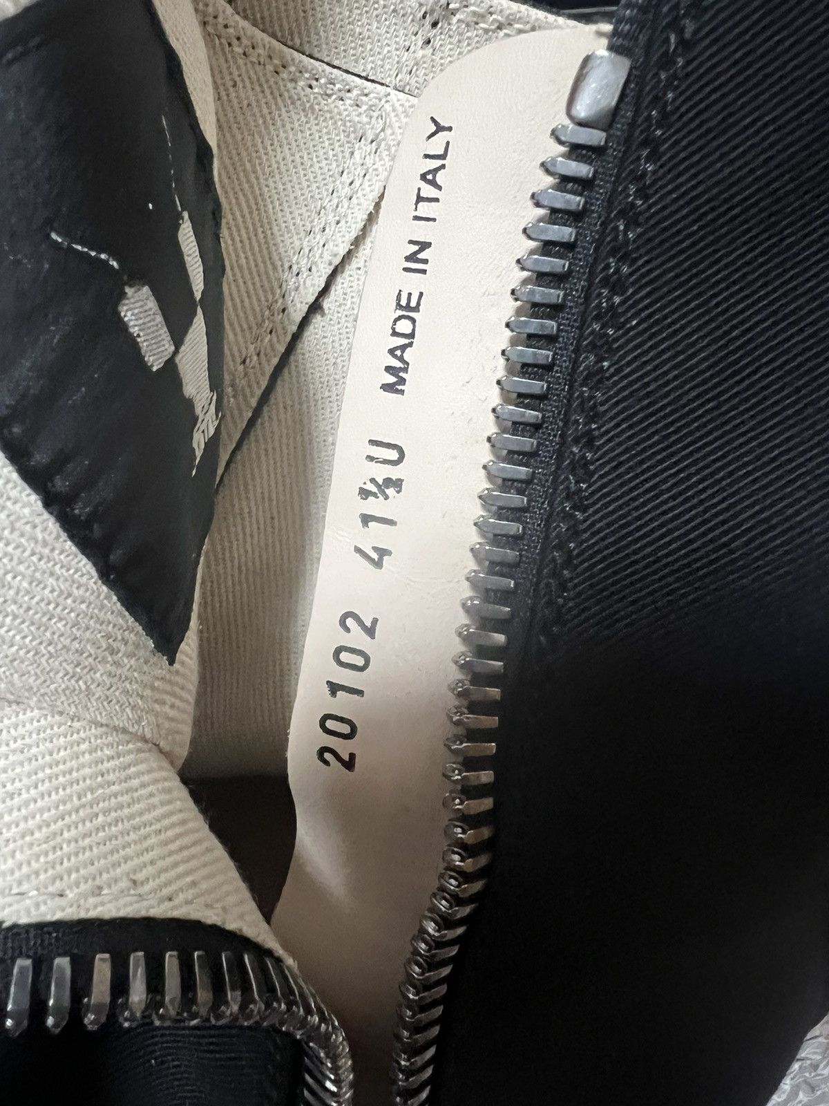 Rick Owens × Rick Owens Drkshdw Rick owens drkshdw ramones high top sneaks sz 41.5 Size US 8.5 / EU 41-42 - 9 Thumbnail