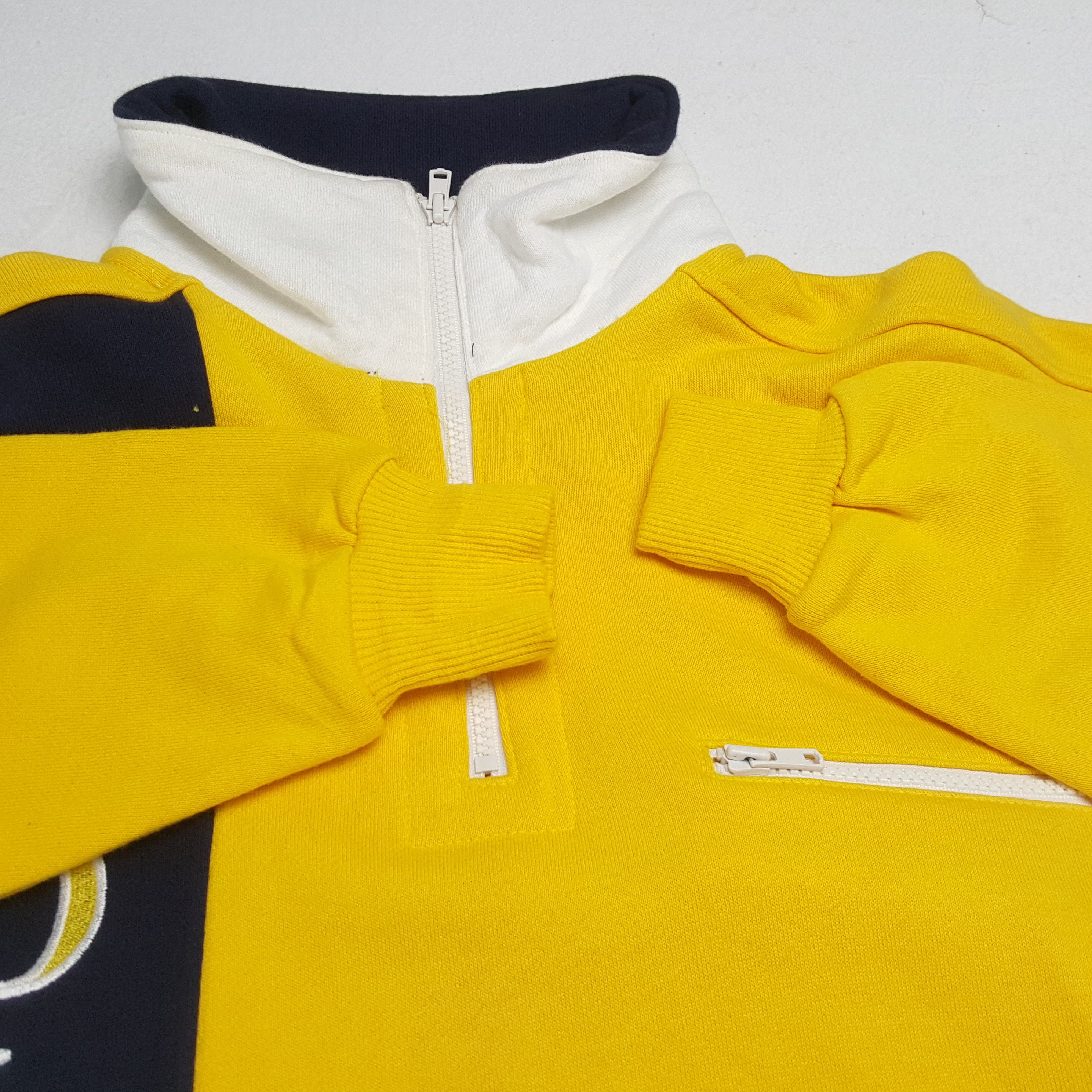 Beverly Hills Polo Club × Polo Ralph Lauren × Vintage POLO CLUB Spellout Design Half Zipper Sweatshirt Size US M / EU 48-50 / 2 - 9 Thumbnail