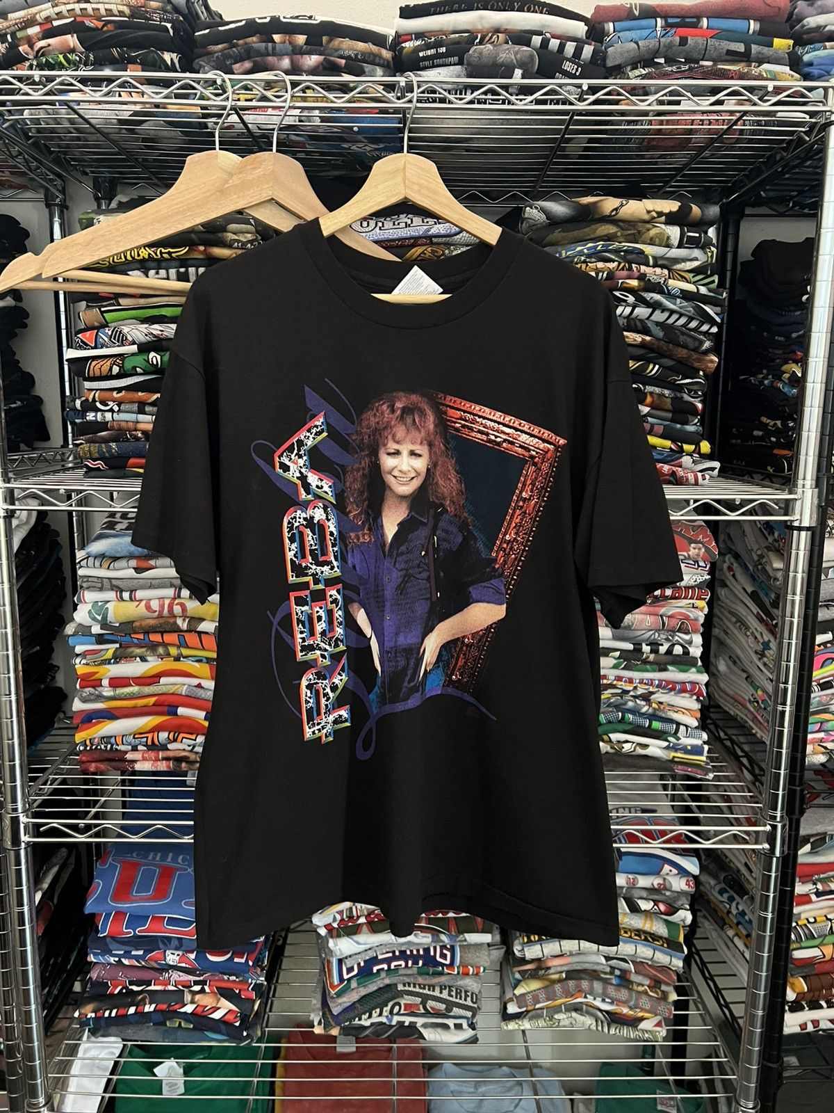 Band Tees 90s Reba McEntire Winterland Single Stitch Tee Size US XL / EU 56 / 4 - 1 Thumbnail
