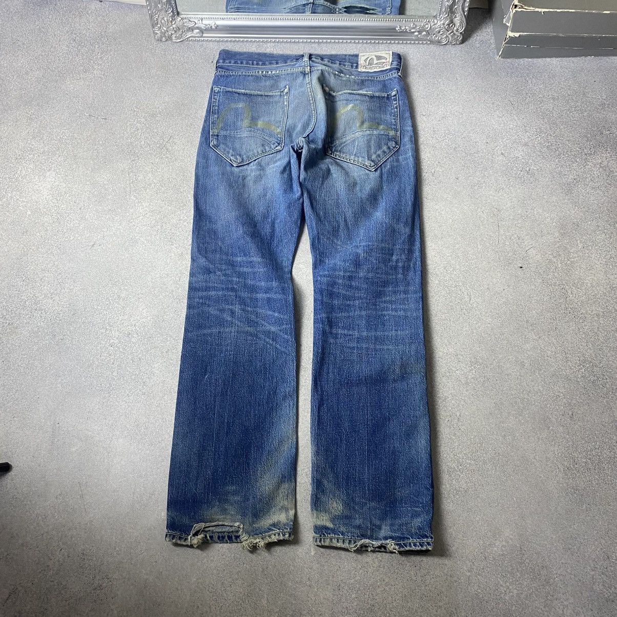 Evisu Vintage Evisu Jeans Distressed Pants Y2K Size US 32 / EU 48 - 1 Thumbnail