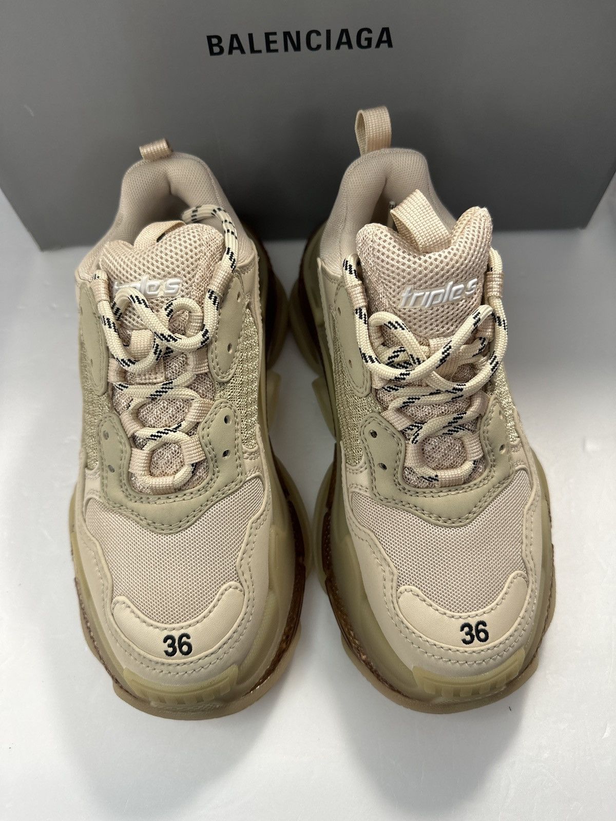Balenciaga New Authentic Balenciaga Triple S Sneaker Size US 6 / IT 36 - 13 Thumbnail