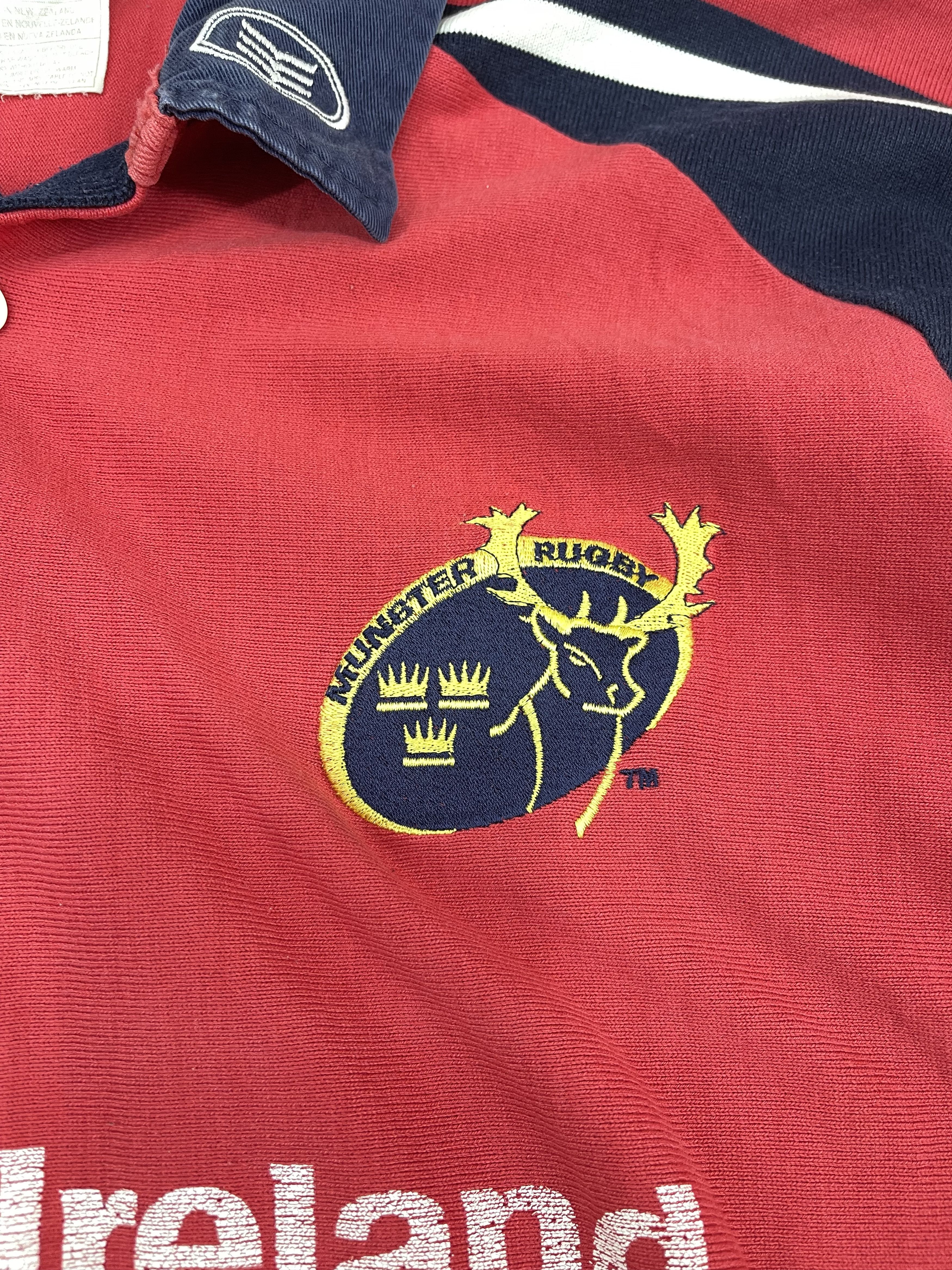 Canterbury of New Zealand 90s Vintage CANTERBURY BANK OF IRELAND Polo Tee #1873/08 Size US XXL / EU 58 / 5 - 6 Thumbnail