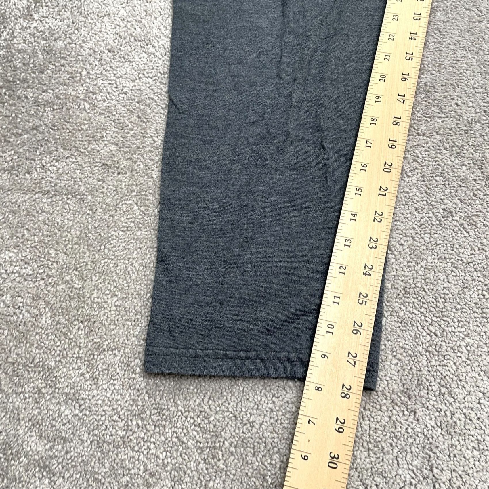 Vintage Bobbie Brooks Lounge Sweatpants Womens 20W Gray Wide Leg Elastic Casual 36x28 Size 42" / US 20 - 7 Thumbnail