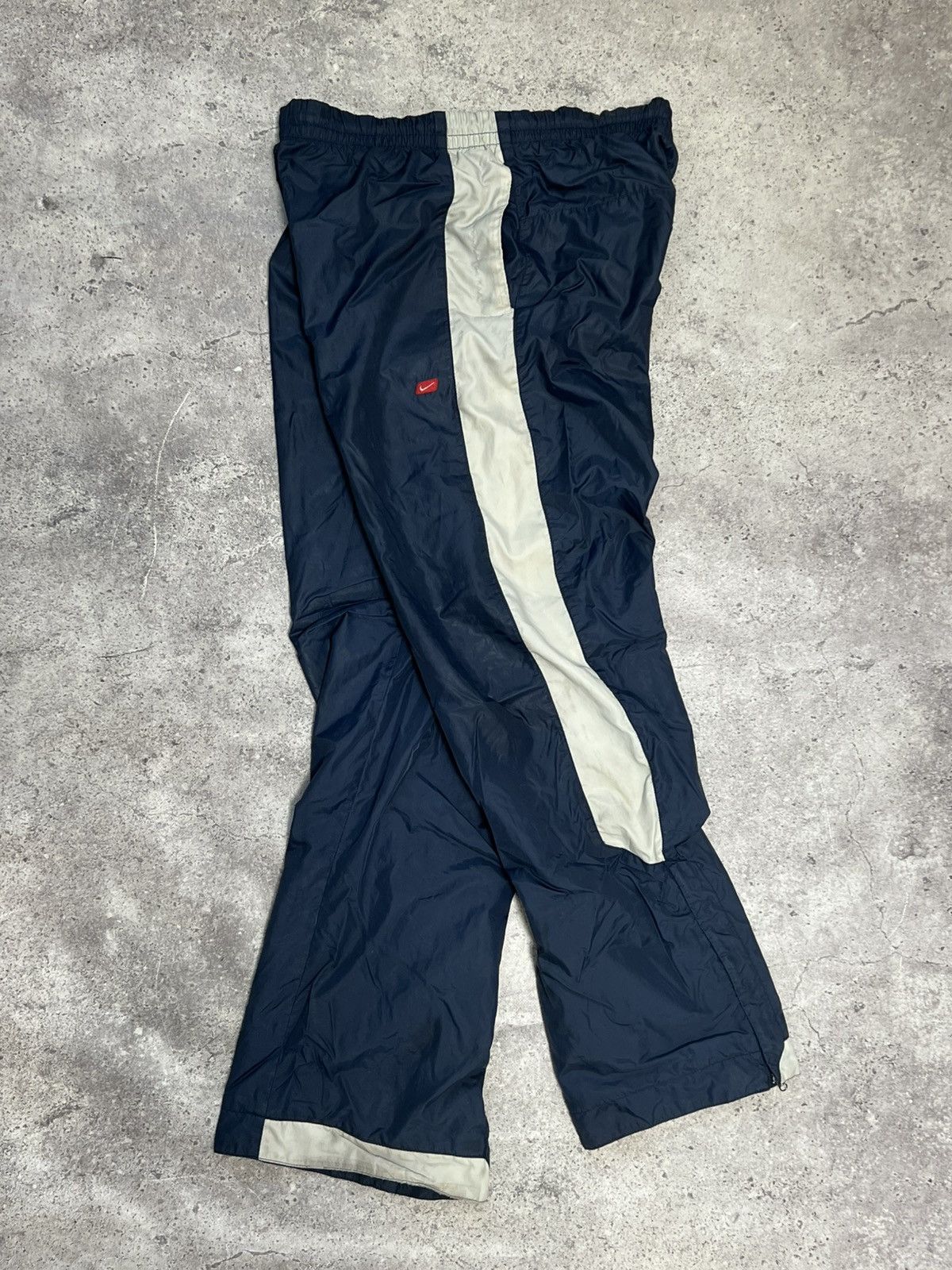 Nike × Vintage Nike vintage baggy nylon track pants y2k Size US 33 - 1 Thumbnail