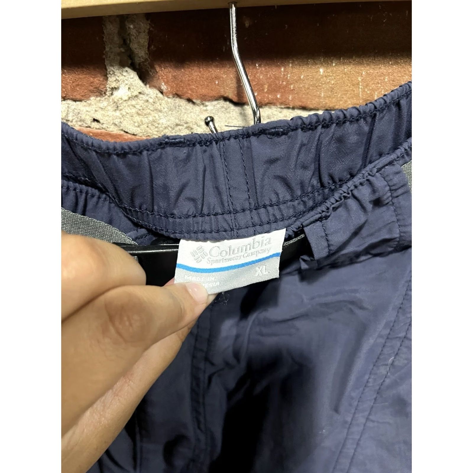 Vintage Columbia Mens XL Belted Nylon Cargo Omni Shade Outdoor Blue Shorts Size US 36 / EU 52 - 2 Thumbnail