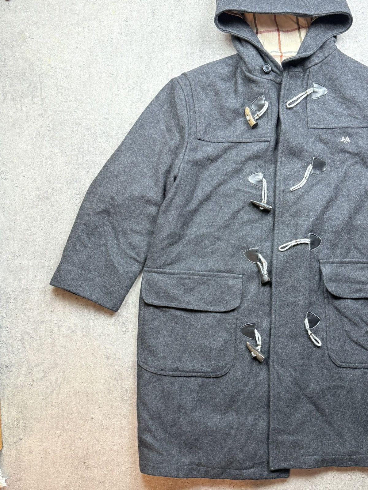 Burberry Thomas Burberry Duffle Coat with Hood – Vintage Streetwear Size US L / EU 52-54 / 3 - 2 Thumbnail