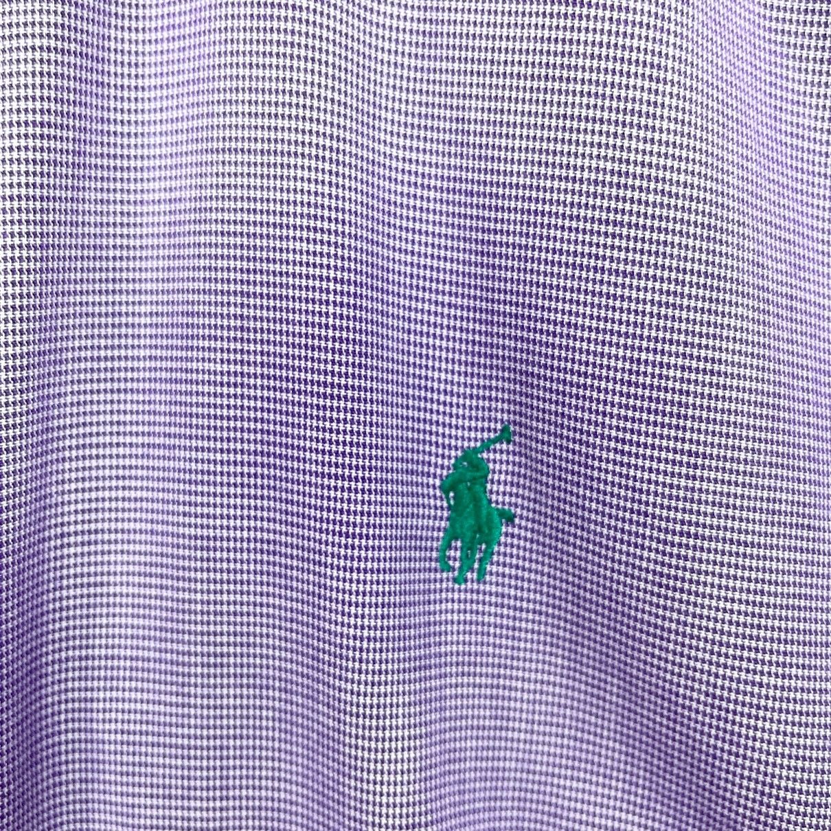 Ralph Lauren Ralph Lauren Vintage Blaire Short Sleeve Shirt Purple Mens Size US XL / EU 56 / 4 - 3 Thumbnail