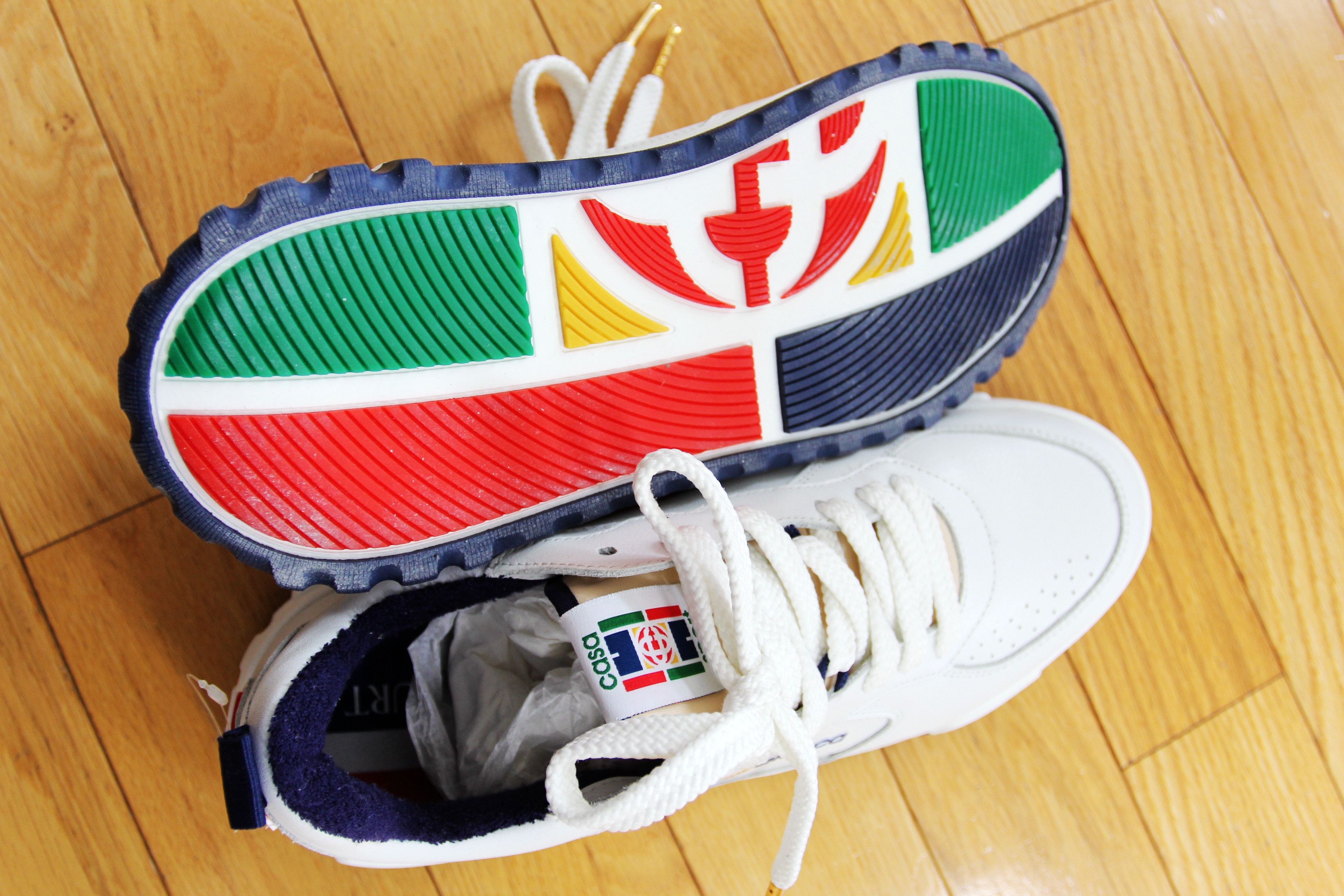 Casablanca BNWT AW24 CASABLANCA LEATHER COURT SNEAKERS 44 Size US 11 / EU 44 - 5 Thumbnail