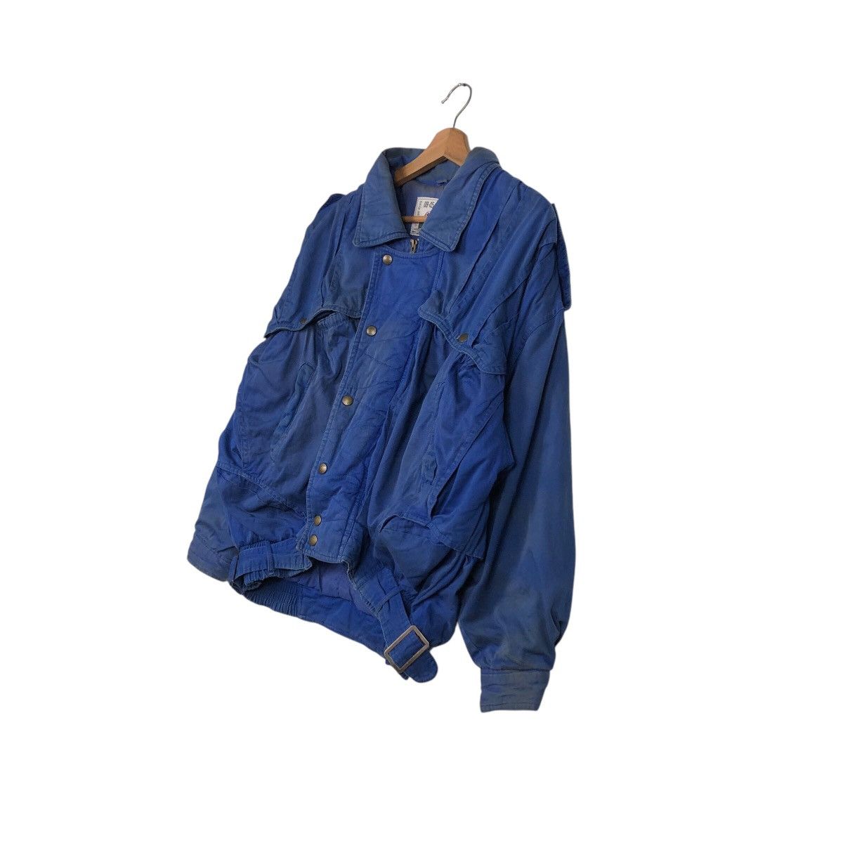 Japanese Brand × Vintage 📌Vintage Bomber Jacket MonteViso Bondage Design Issey Miyake Size US L / EU 52-54 / 3 - 3 Thumbnail