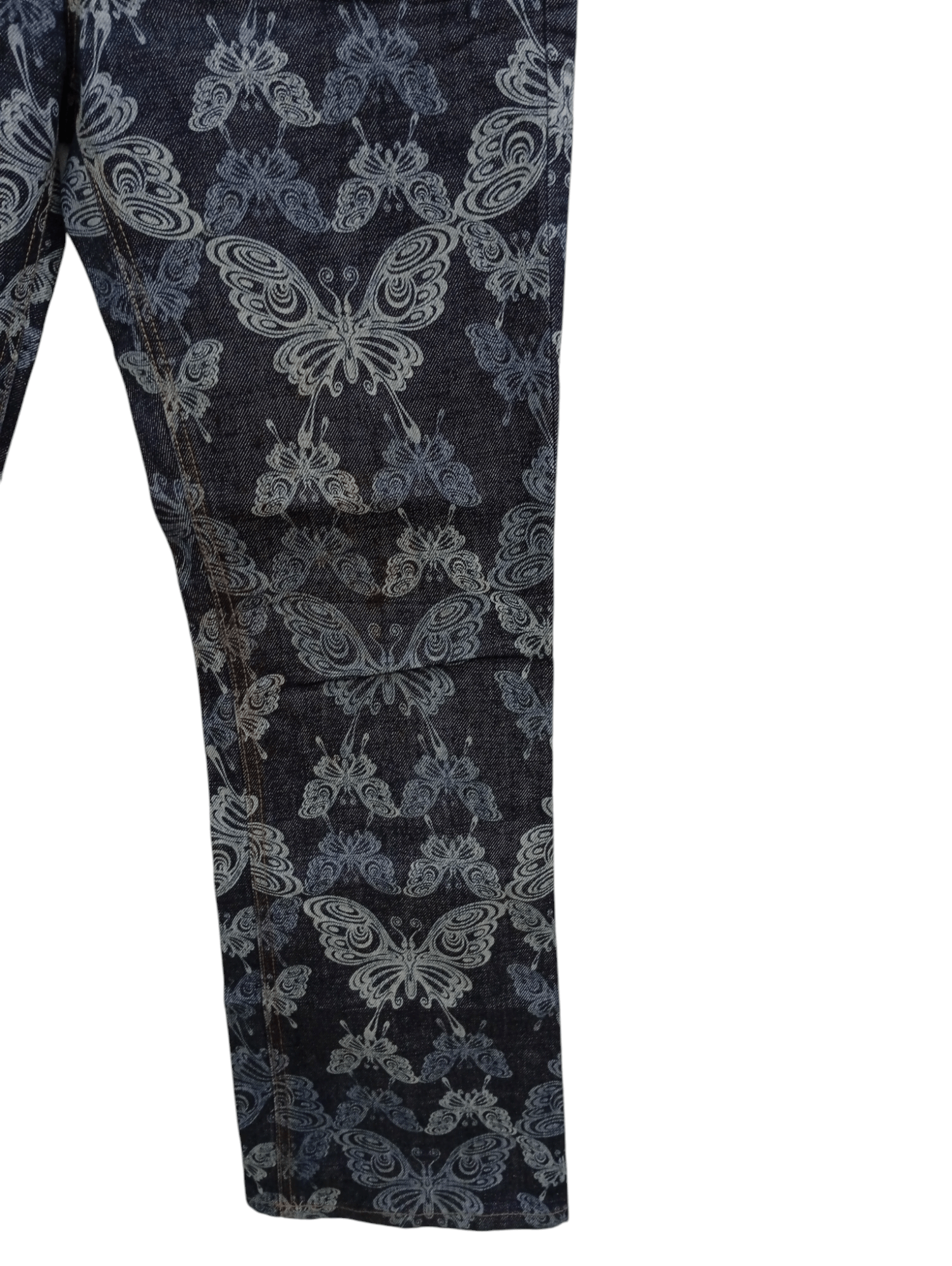 Japanese Brand × Vintage 🔥🔥Ozone Community Full Print Butterfly Motif Pants Jeans Size US 28 / EU 44 - 10 Thumbnail