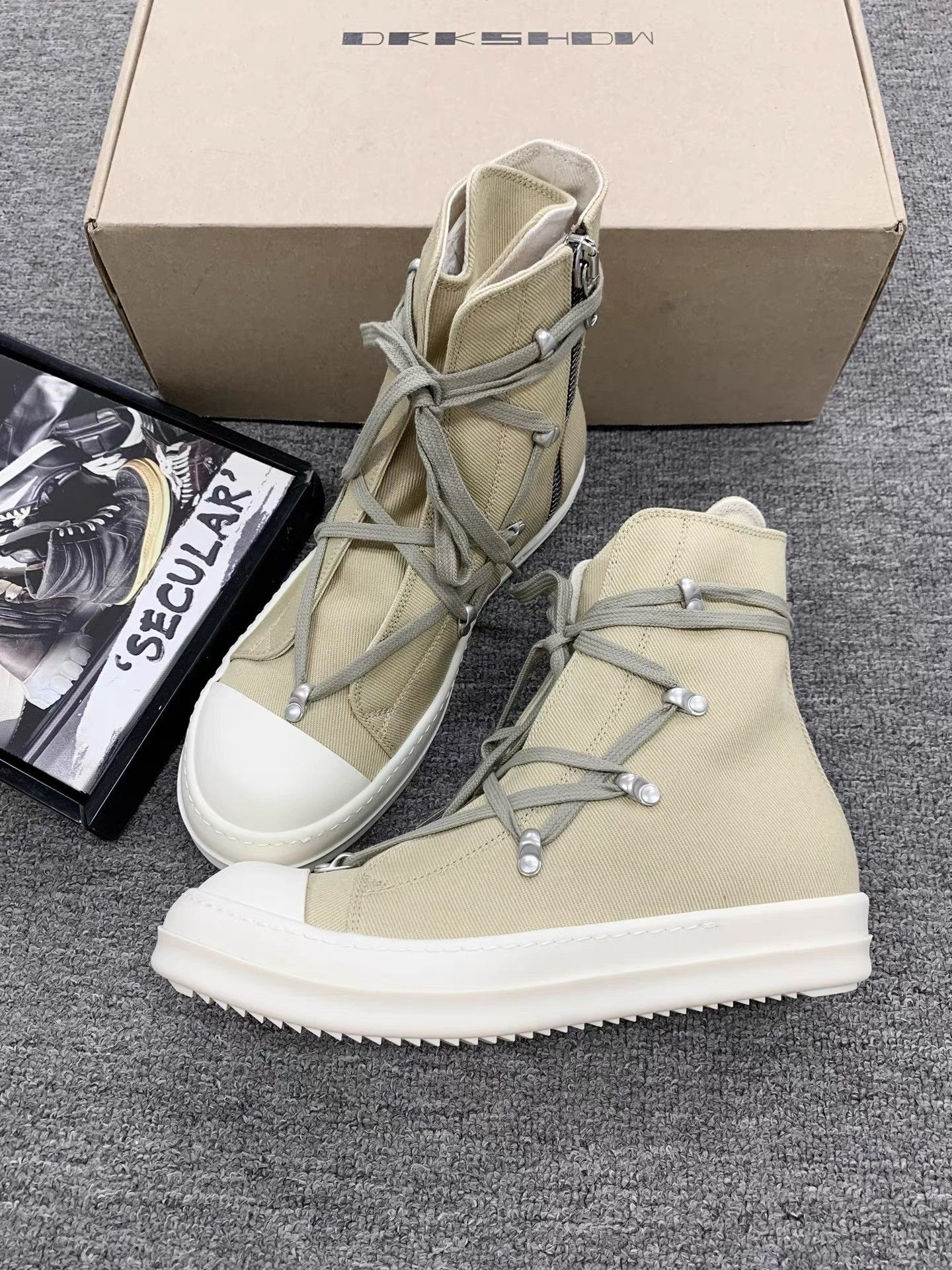 Rick Owens Rick Owens 25SS Pentagram High-Top Converse K34 Size US 6 / IT 36 - 4 Thumbnail