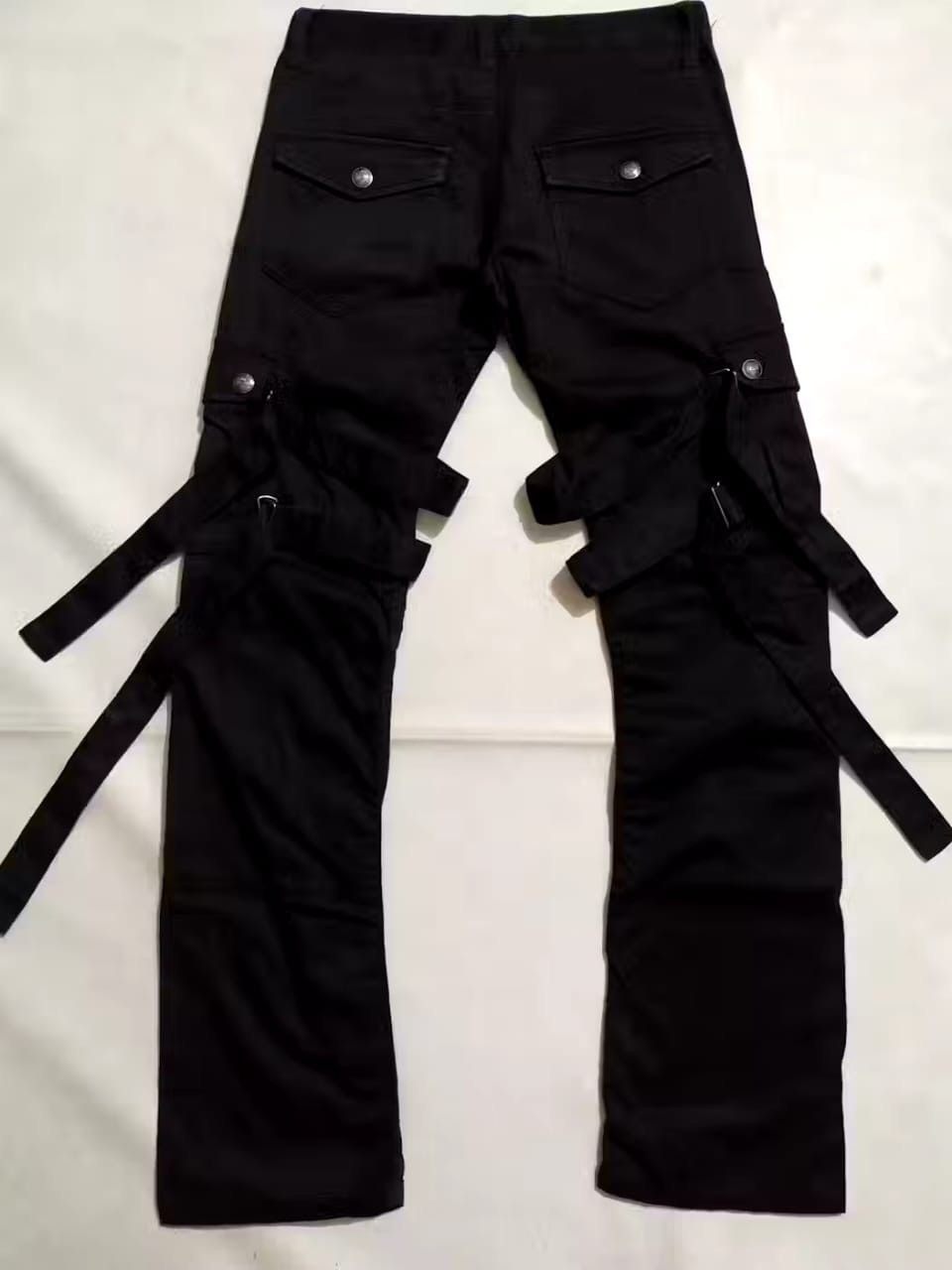 Japanese Brand BG- SHO Bondage Cargo Punk Pants Size US 29 - 5 Thumbnail