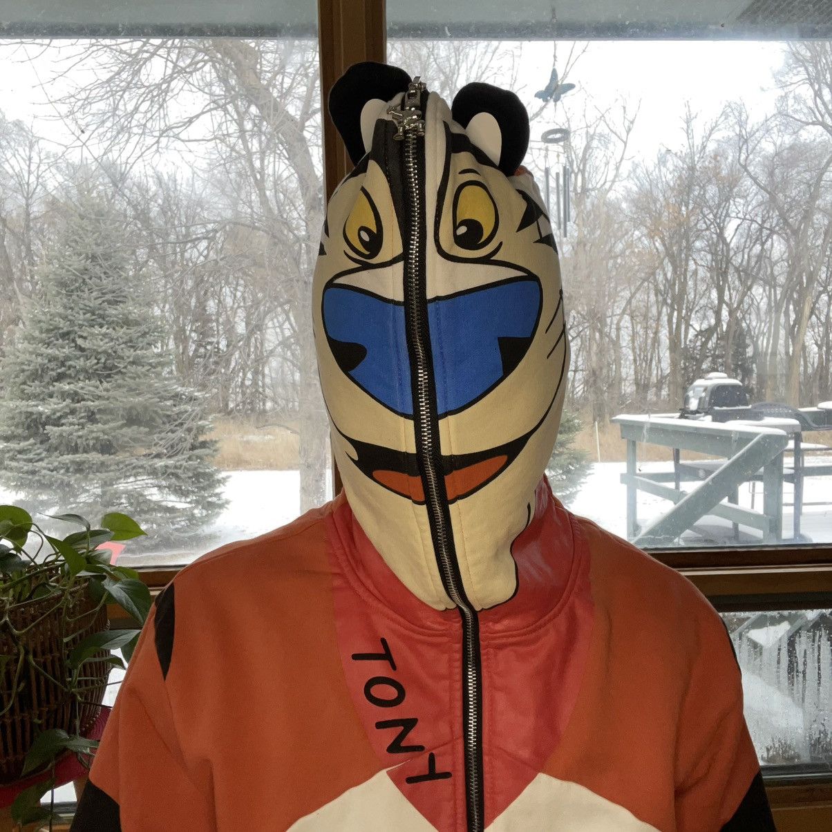 Slumpy Kev Slumpykev Goat Farm Tony The Tiger Full Zip-Up Hoodie Size US XL / EU 56 / 4 - 4 Thumbnail