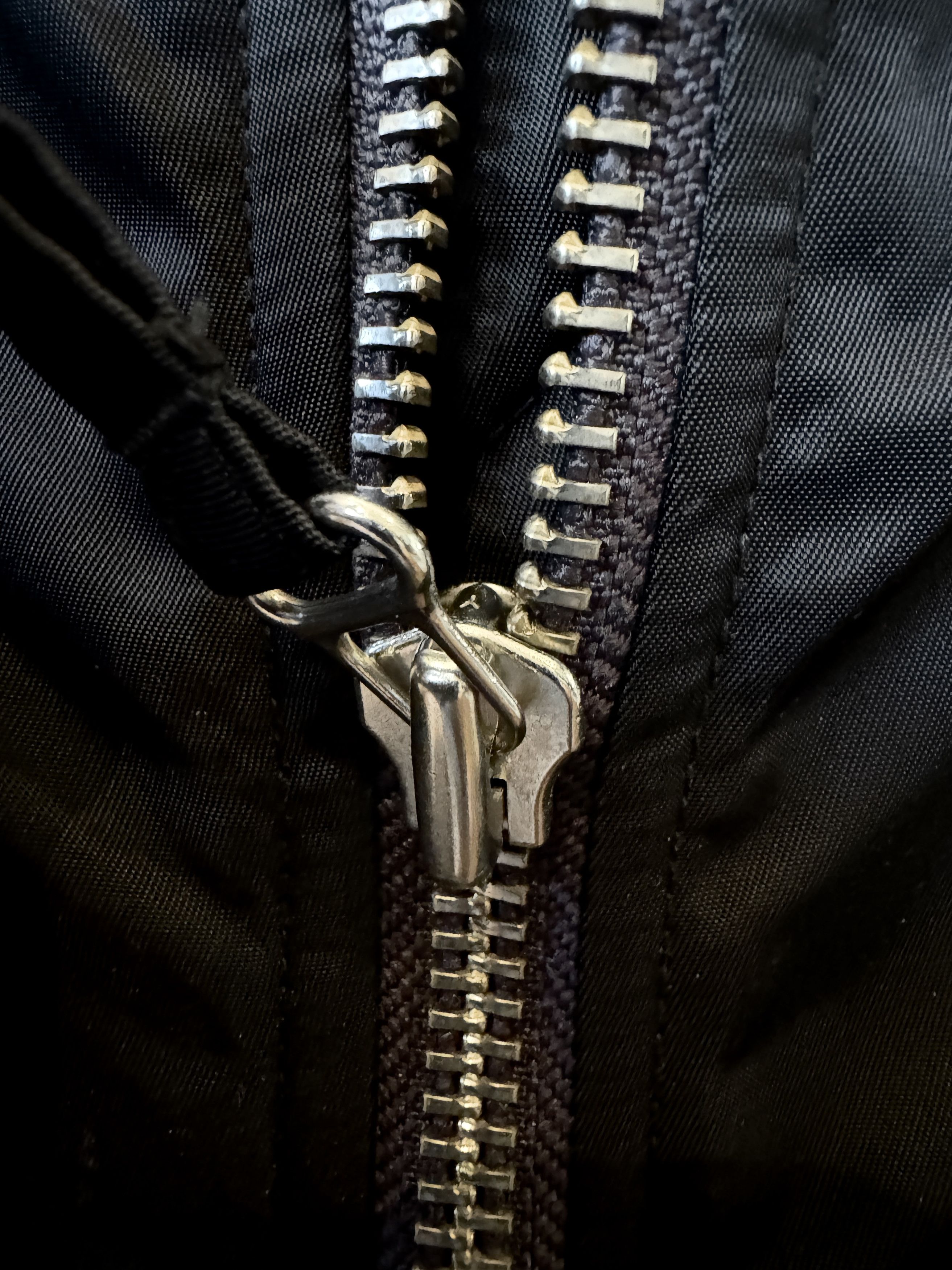 Our Legacy Our Legacy Dark Blue Luxury Satin Bomber Jacket Size US L / EU 52-54 / 3 - 6 Thumbnail