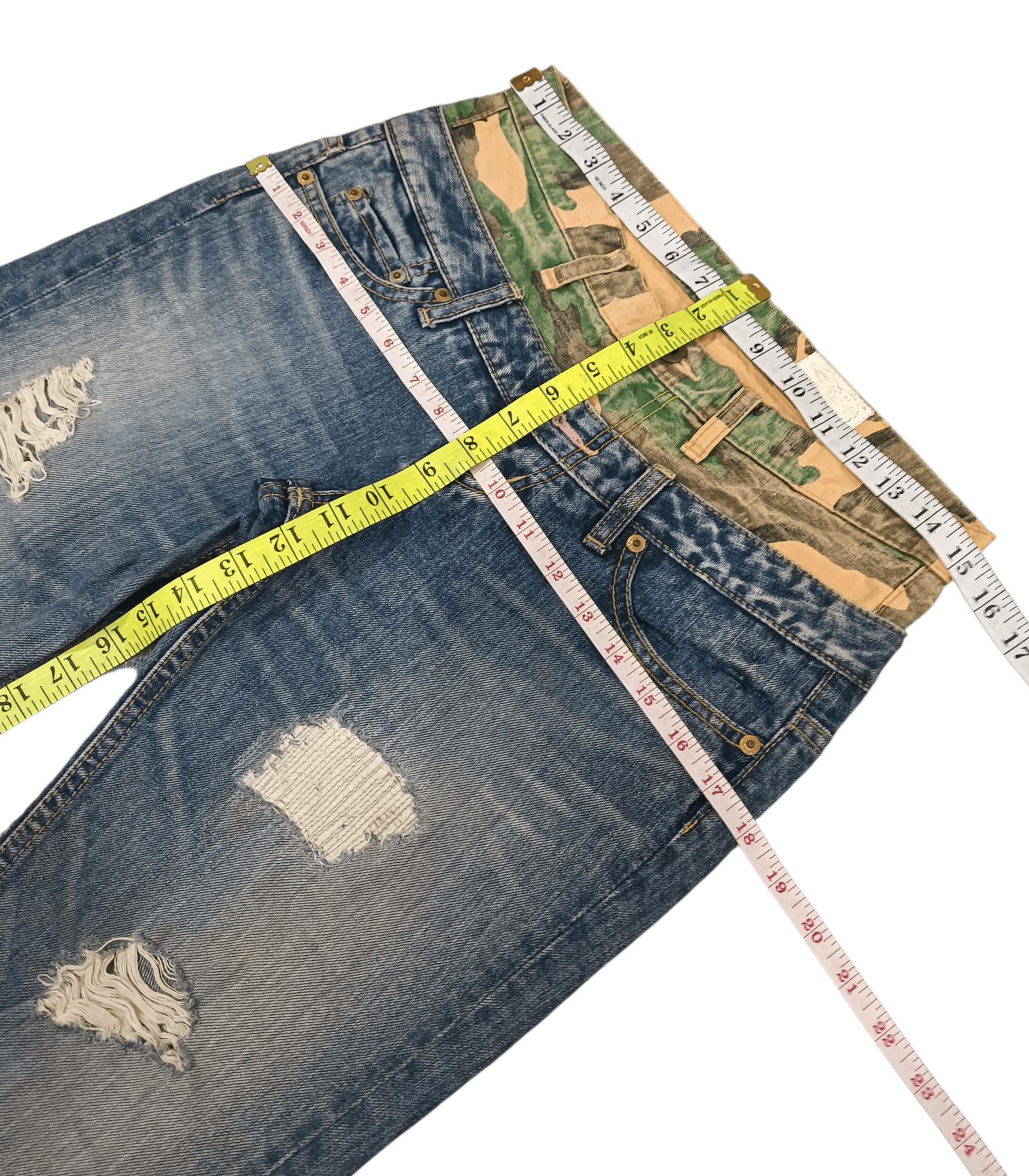 Other Distressed Jeans Double Waist Camo Size US 32 / EU 48 - 10 Thumbnail