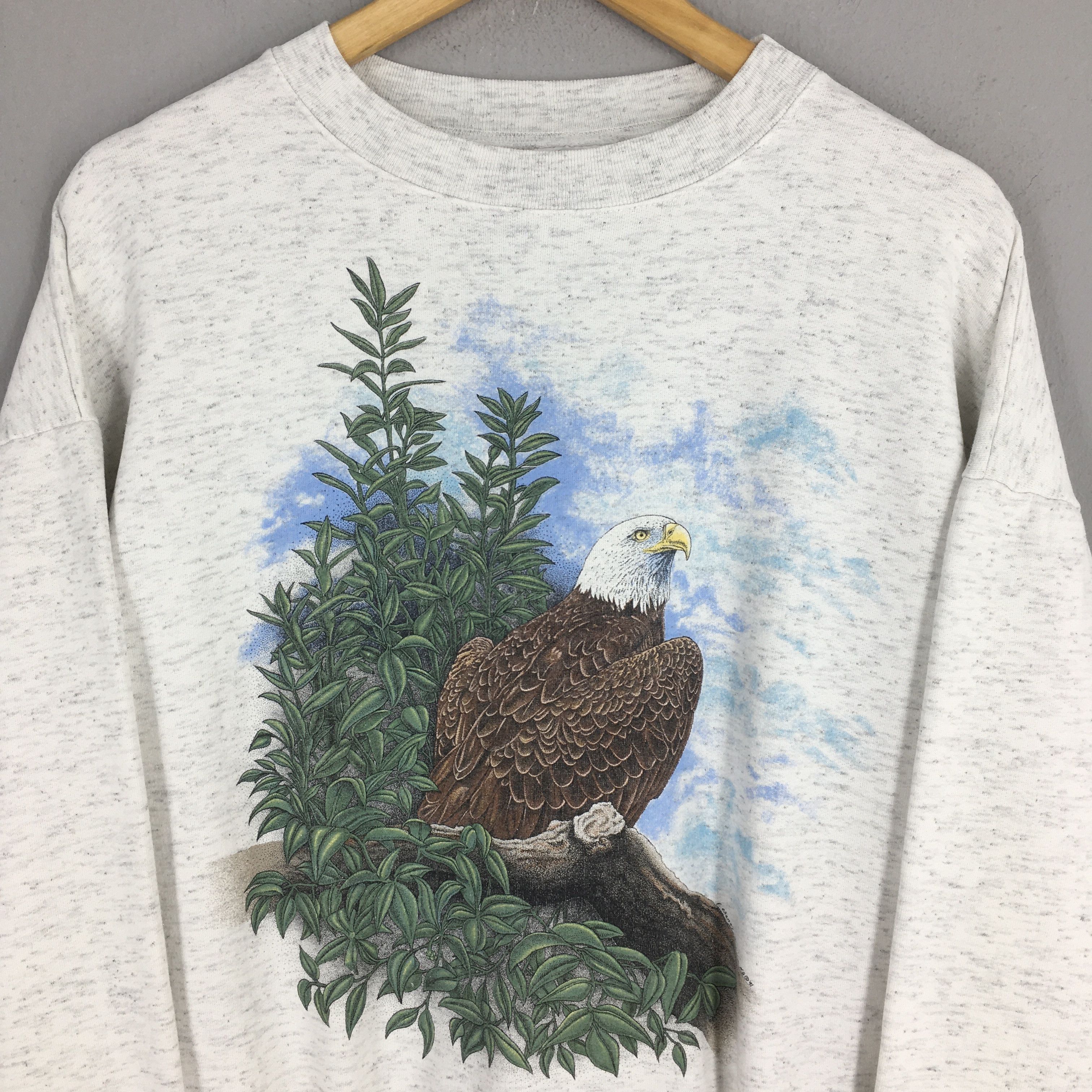 American Eagle Outfitters Vintage Mountain Eagles Bald Sweatshirt XLarge Size US XL / EU 56 / 4 - 2 Thumbnail
