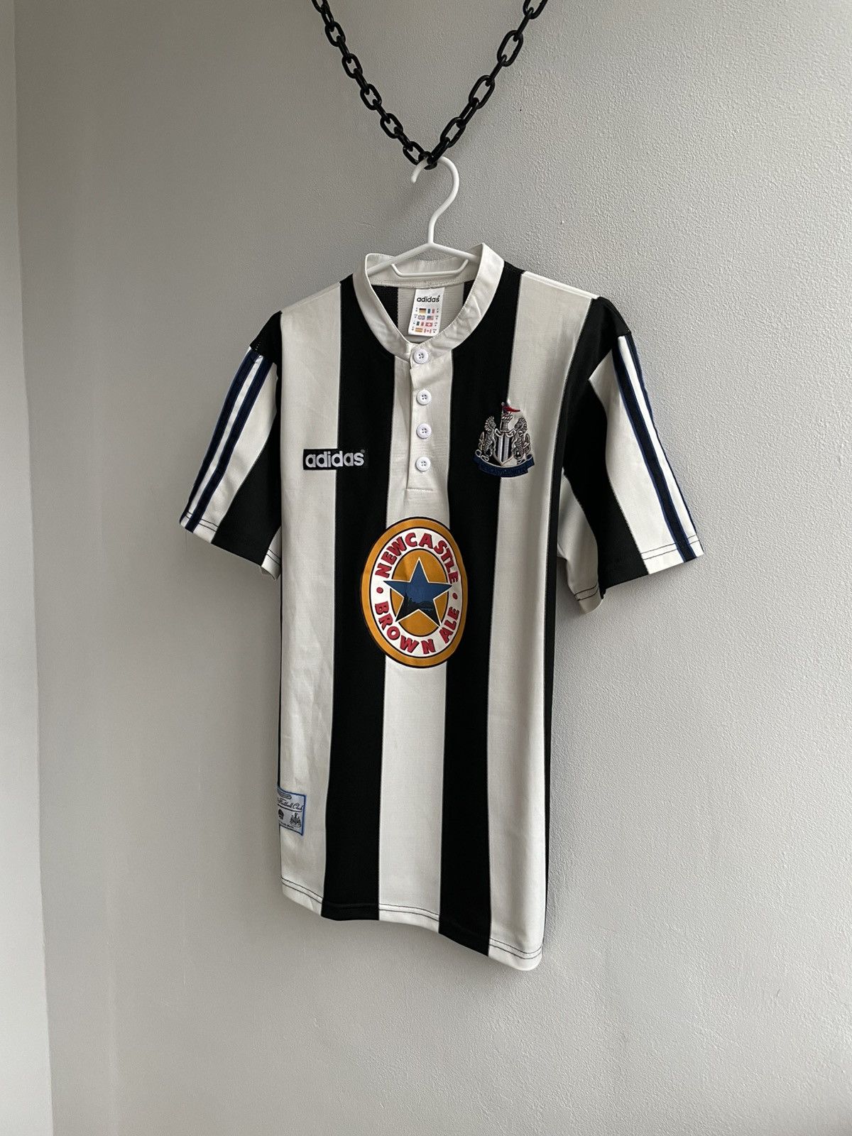 Adidas Newcastle United 1995 1996 1997 Football Shirt Soccer Jersey Size US M / EU 48-50 / 2 - 2 Thumbnail