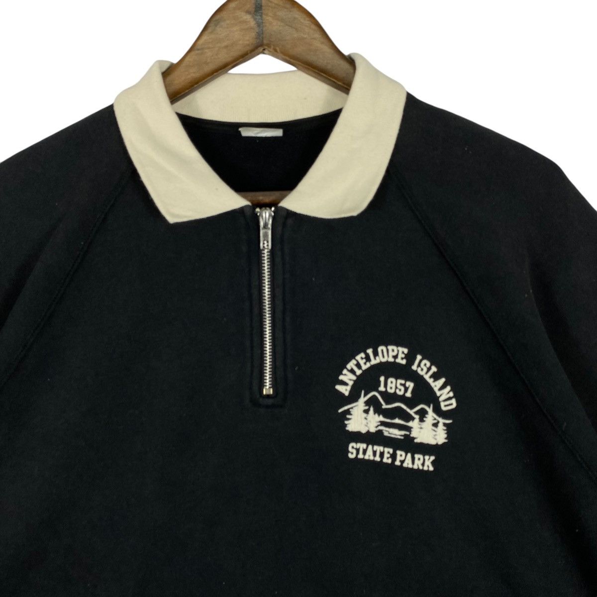 Vintage Vintage Antelope Island Quater Zip Collarneck Short Size US M / EU 48-50 / 2 - 4 Thumbnail