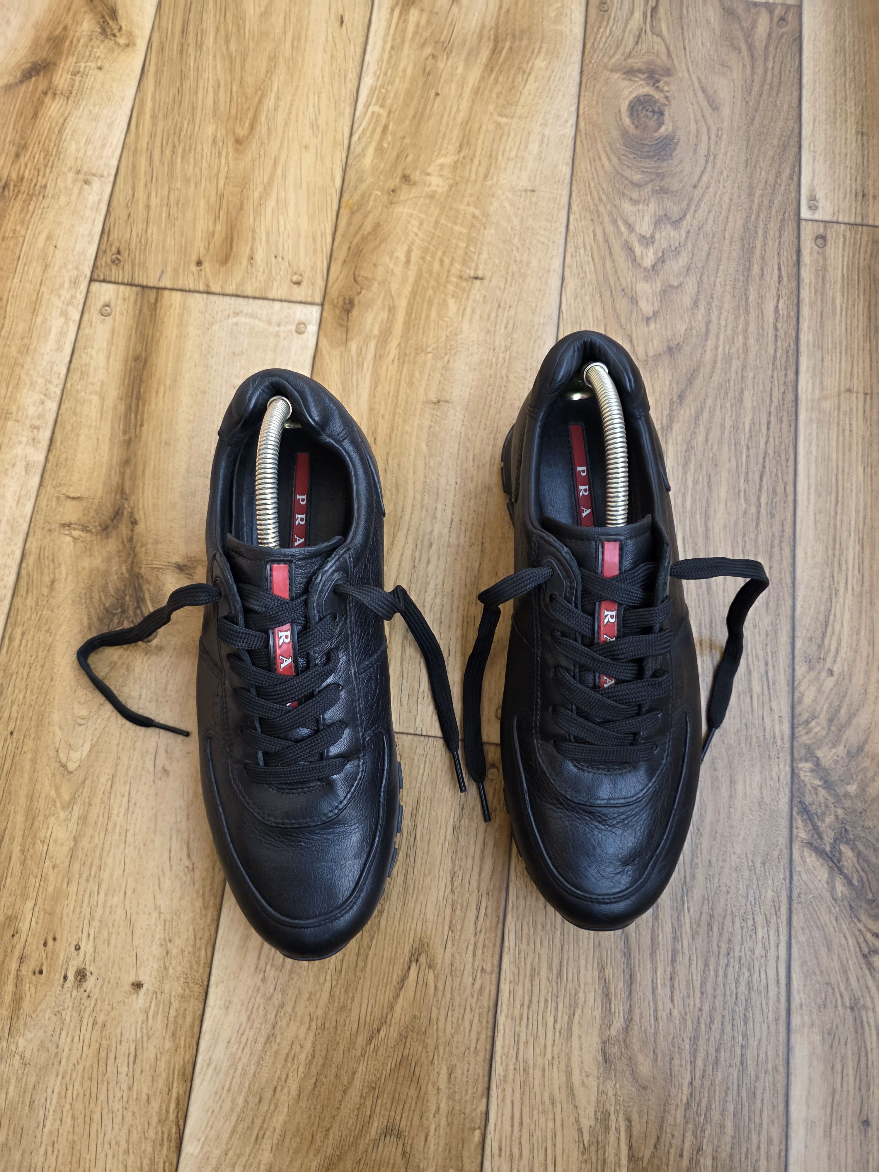 Prada Prada Low Top Leather Sneakers Size US 7 / EU 40 - 13 Thumbnail