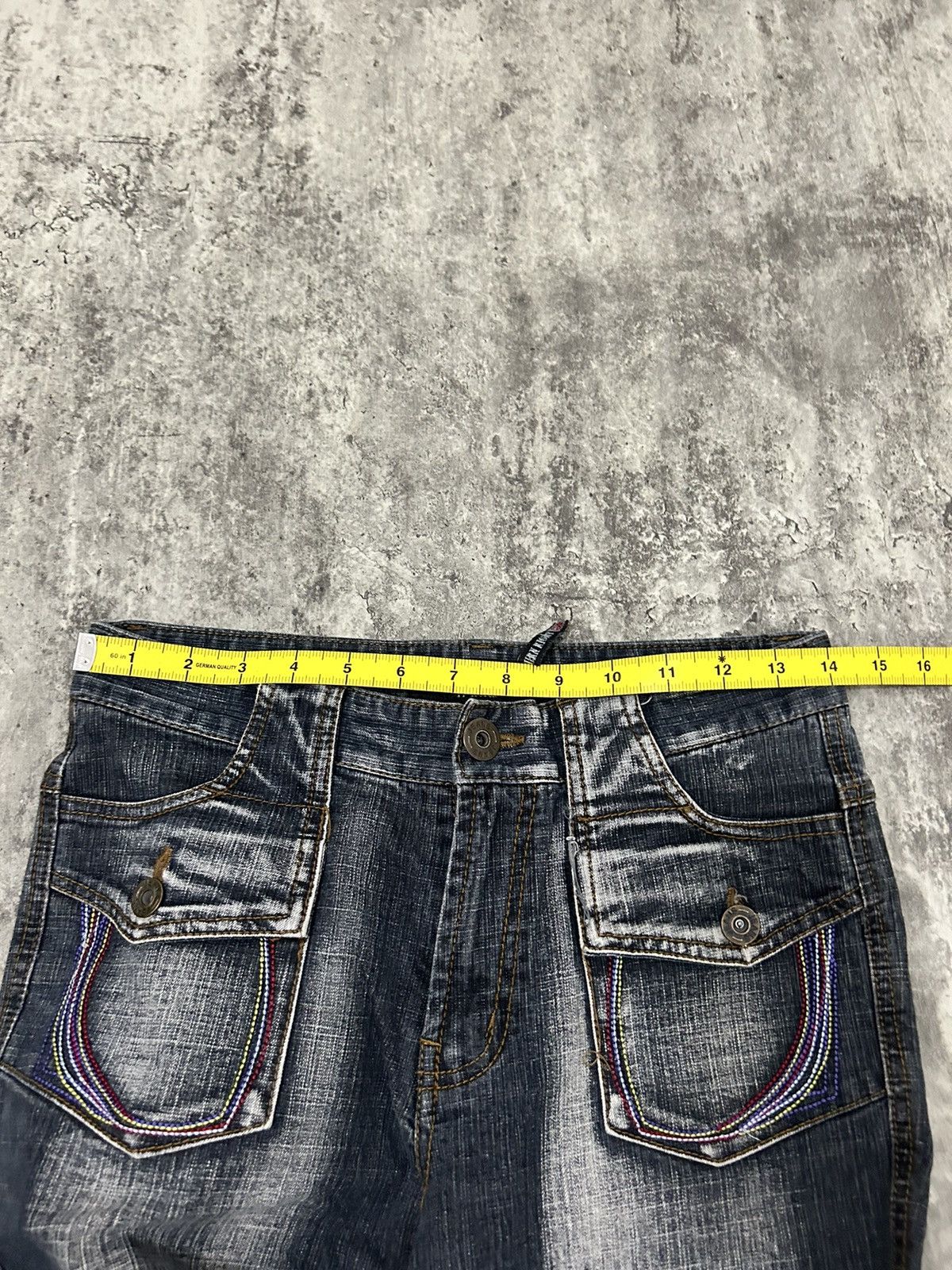 If Six Was Nine × Japanese Brand × Le Grande Bleu (L.G.B.) Turn Right Black Wash Flare Pants Size US 28 / EU 44 - 14 Thumbnail