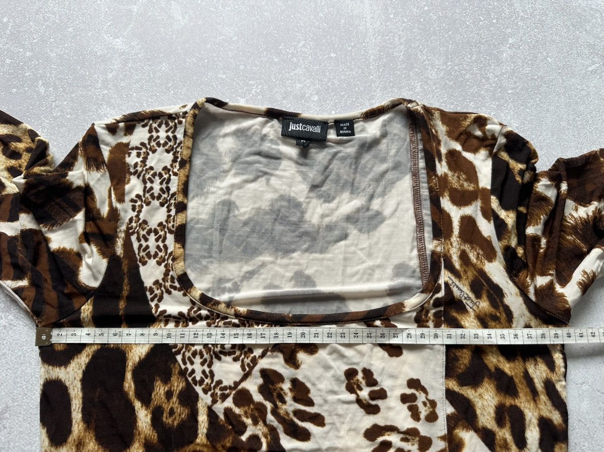 Just Cavalli Y2K Just Cavalli Leopard Print Viscose Long Dress Blouse Size M / US 6-8 / IT 42-44 - 15 Thumbnail