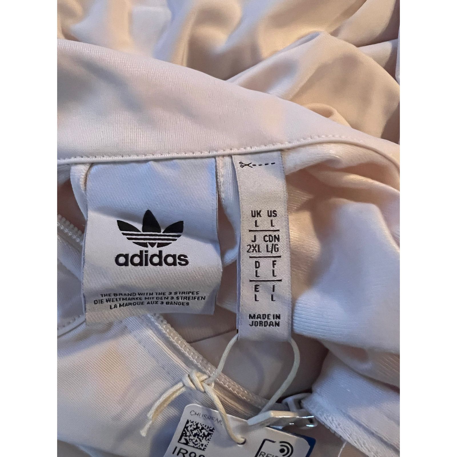 Adidas Adidas Firebird Track Jacket Beige Wonder White Full Zip Size US L / EU 52-54 / 3 - 7 Thumbnail