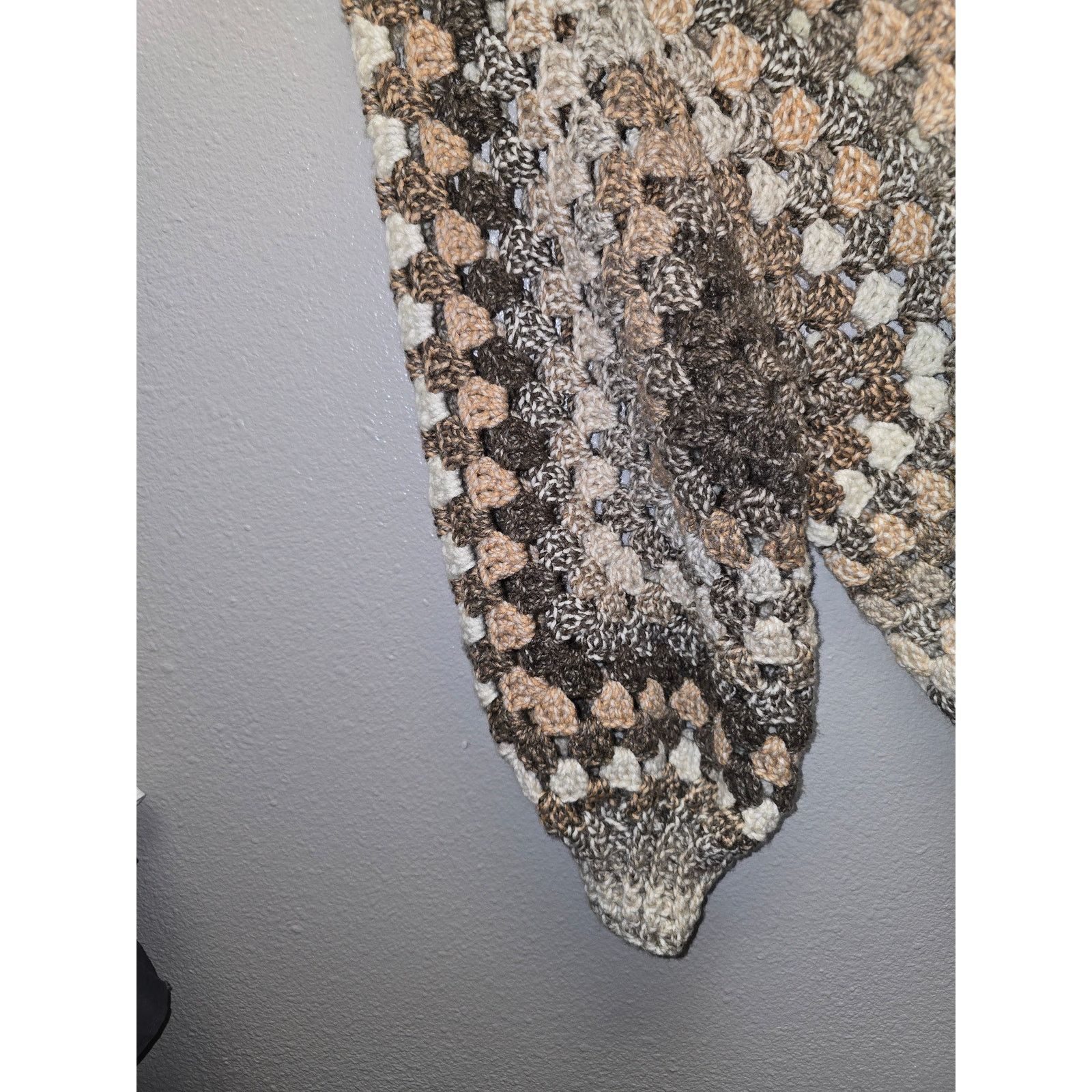 Other Boho Knitwear Cardigan Brown Ombre Oversized Crochet Sweater Size ONE SIZE - 2 Thumbnail