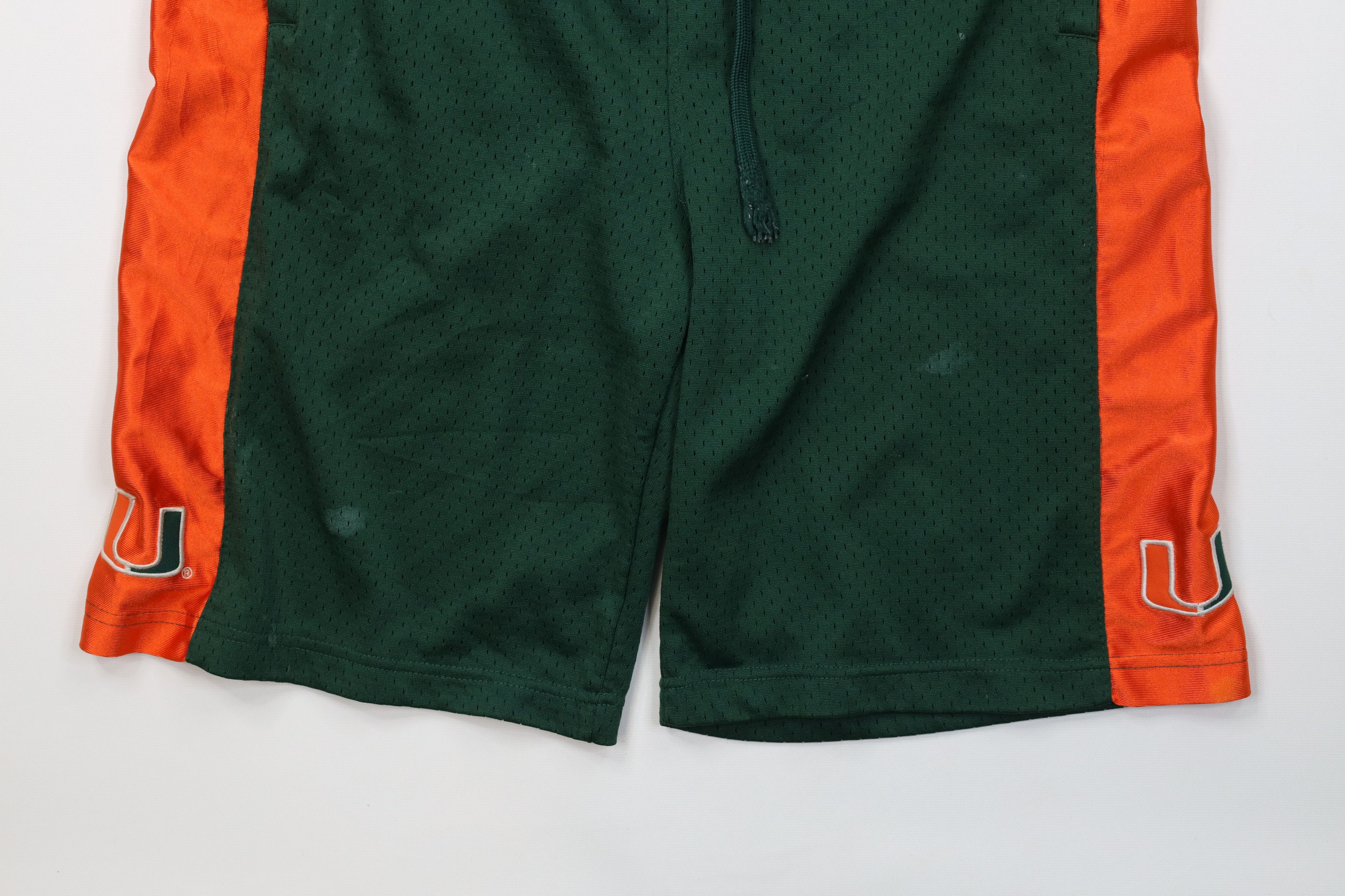 Vintage Vintage University of Miami Hurricanes Mesh Gym Shorts Size US 34 / EU 50 - 4 Thumbnail