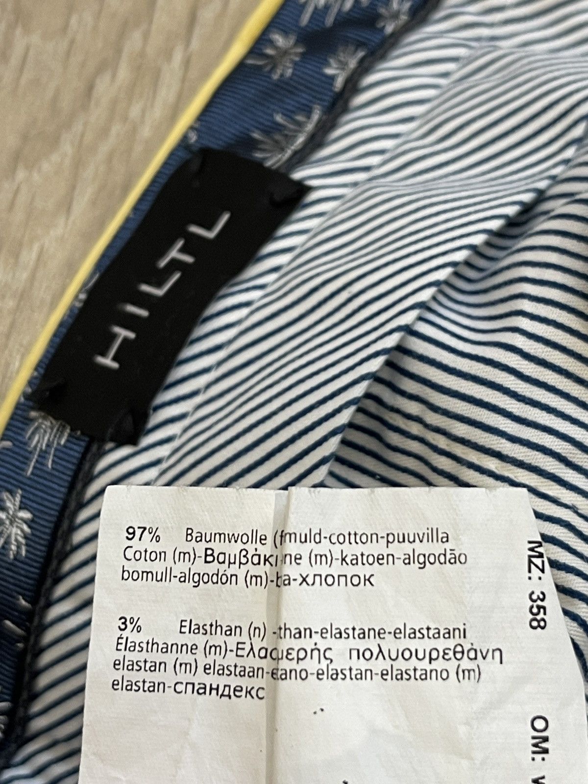 Hiltl HILTL Men's Teaker-S Chino Trousers Yellow Cotton pants us34 Size US 34 / EU 50 - 11 Thumbnail