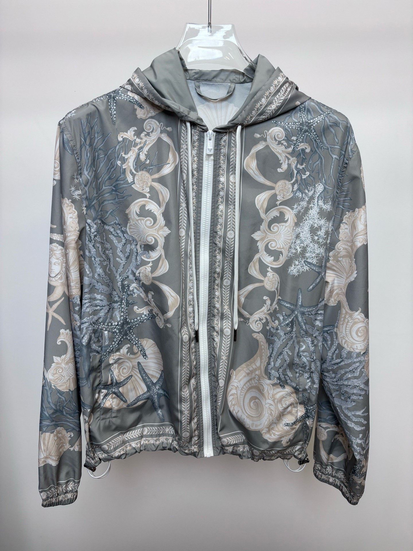 Versace Versace Starfish Baroque Print Hooded Jacket 48 Size US M / EU 48-50 / 2 - 1 Thumbnail
