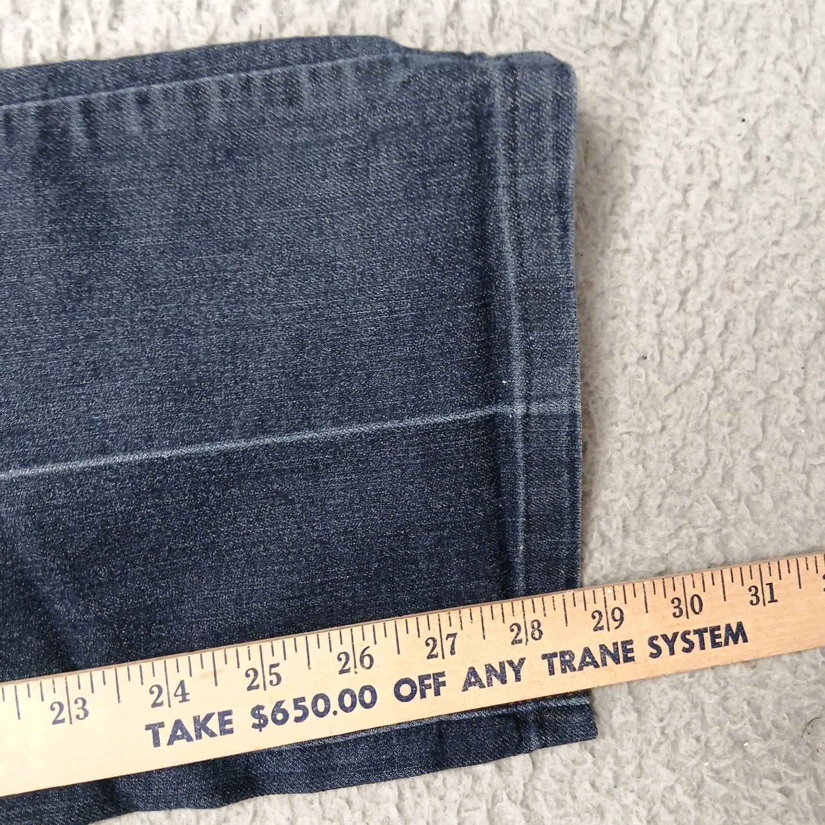NYDJ NYDJ Billie Mini Bootcut Jeans Womens 12 Dark Wash Denim Stretch Lift Tuck Size 34" / US 12 / IT 48 - 7 Thumbnail