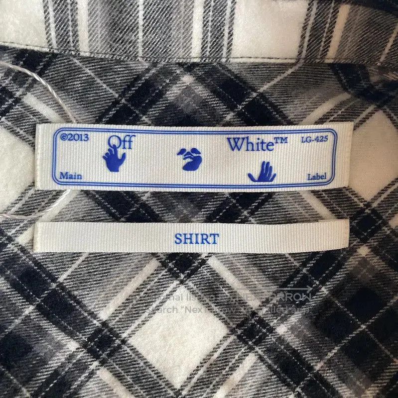 Off-White Off-White Black Checkered Long Sleeve Shirt . Size M / US 6-8 / IT 42-44 - 5 Thumbnail
