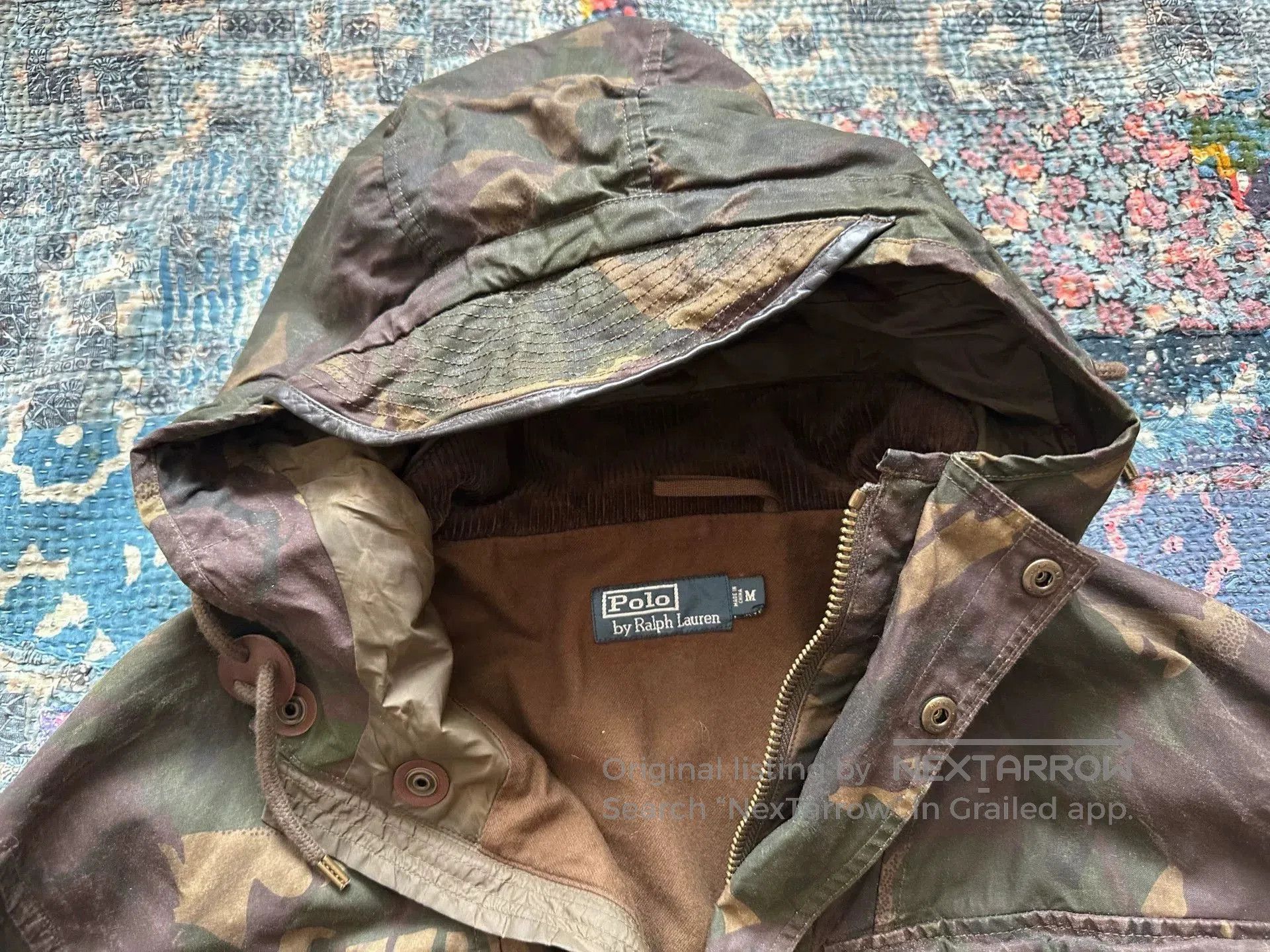 RRL Ralph Lauren Polo Ralph Lauren RRL Waxed Camo Jacket. Size US M / EU 48-50 / 2 - 3 Thumbnail