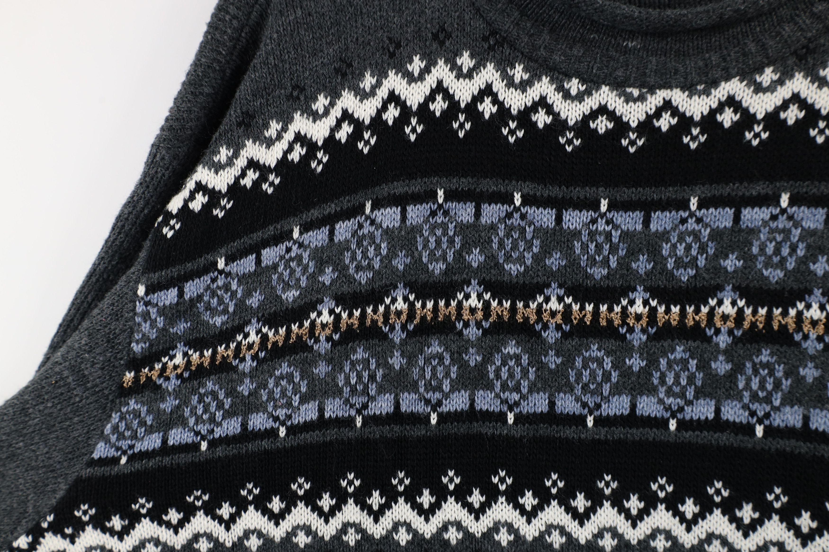 Vintage Vintage 90s Streetwear Teddy Bear Marled Knit Sweater USA Size M / US 6-8 / IT 42-44 - 6 Thumbnail
