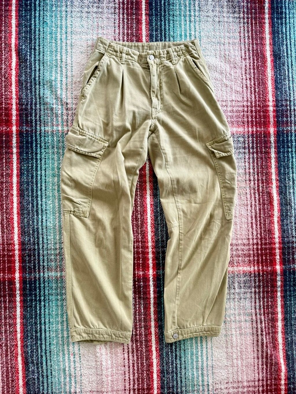 Free People Free People Light Green Cargo Pants 0 Size 25" / US 0 / IT 36 - 1 Thumbnail