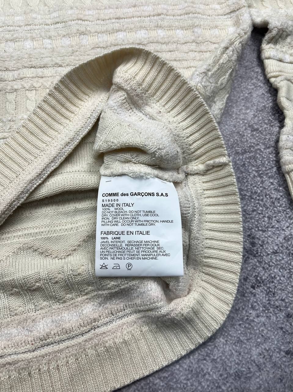 Comme des Garcons SHIRT Comme Des Garçons Shirt Wool Sweater Size US L / EU 52-54 / 3 - 6 Thumbnail