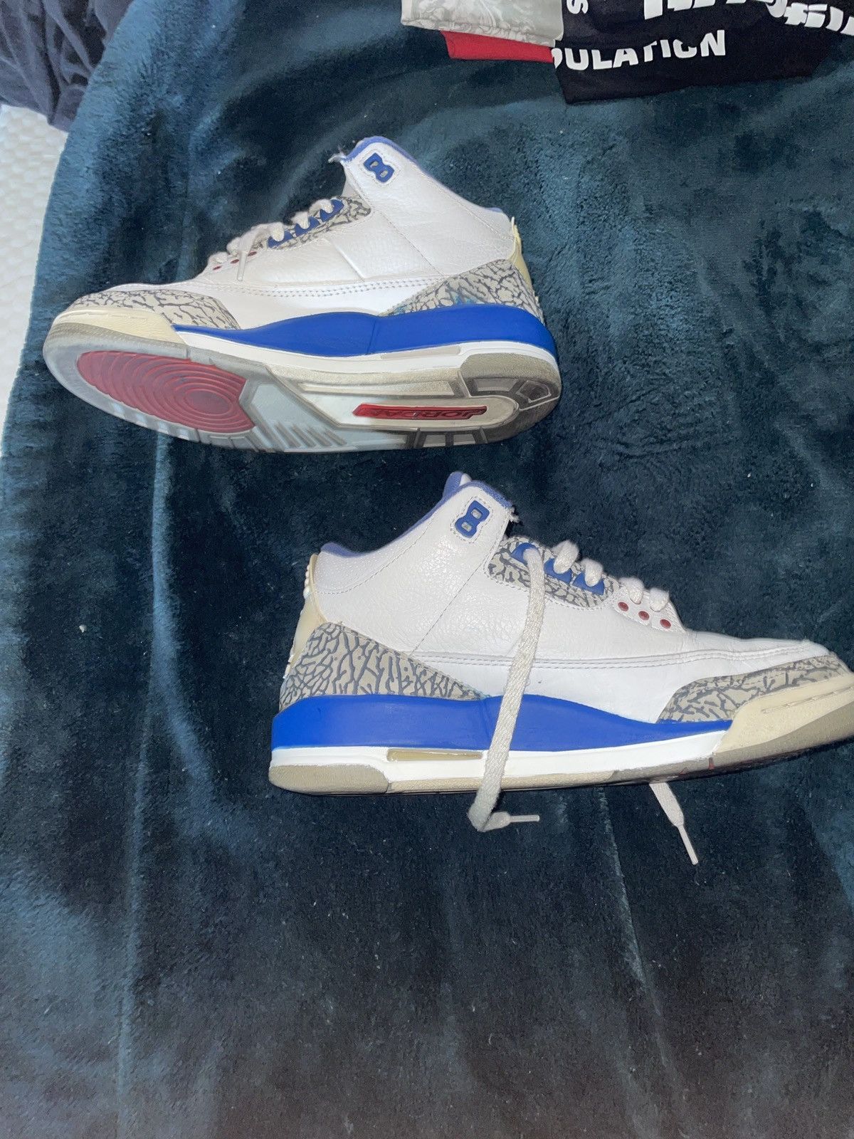 Jordan Brand True Blue 3s Size US 8 / EU 41 - 2 Thumbnail