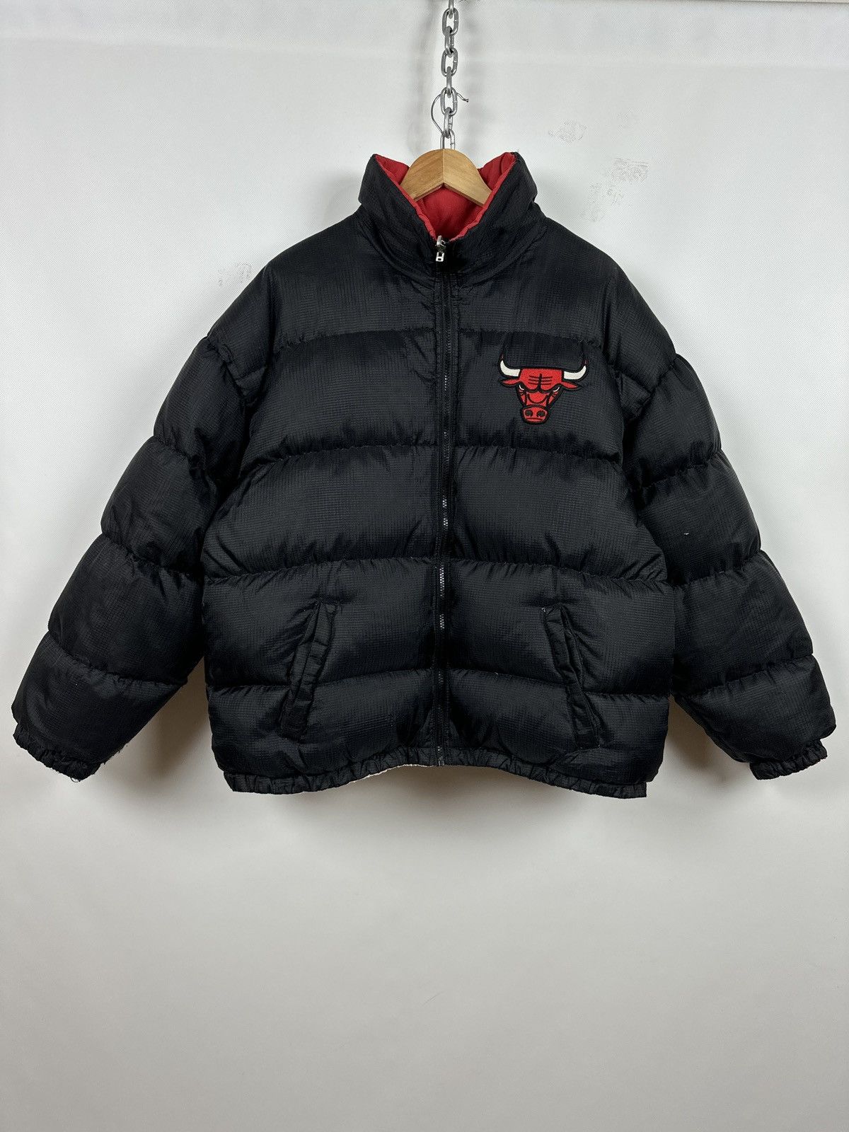 NBA Vintage Chicago Bulls Starter NBA Reversible Puffer Jacket Size US L / EU 52-54 / 3 - 7 Thumbnail