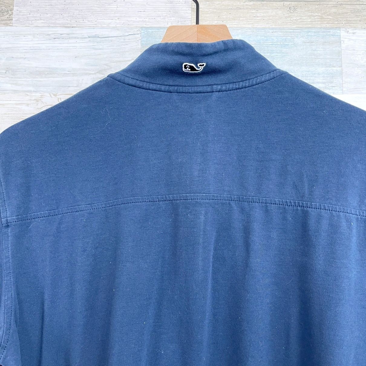 Vineyard Vines Vineyard Vines Edgartown 1/4 Zip Shep Shirt Blue Pima Mens S Size US S / EU 44-46 / 1 - 5 Thumbnail